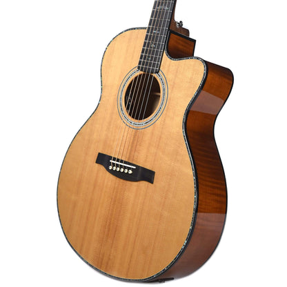 PRS SE A50E Angelus Acoustic Sitka/Figured Maple Natural w/Sunburst Back & Fishman GT1 Acoustic Guitars