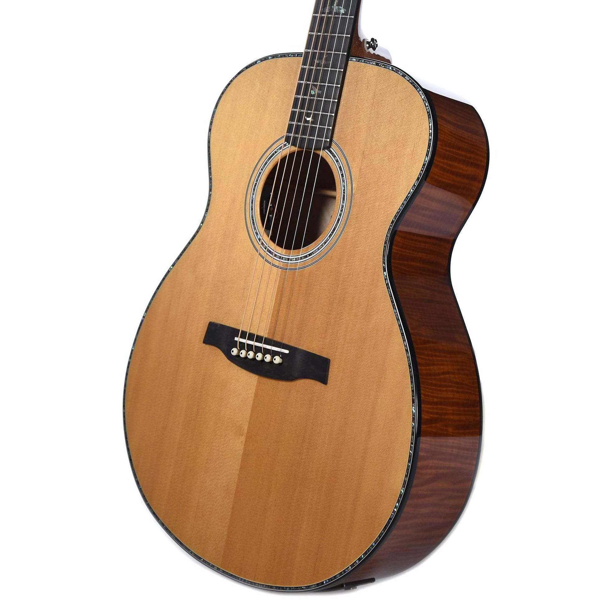 PRS SE T50E Tonare Acoustic Sitka/Figured Maple Natural w/Sunburst Back, Fishman GT1 & Hardshell Case Acoustic Guitars