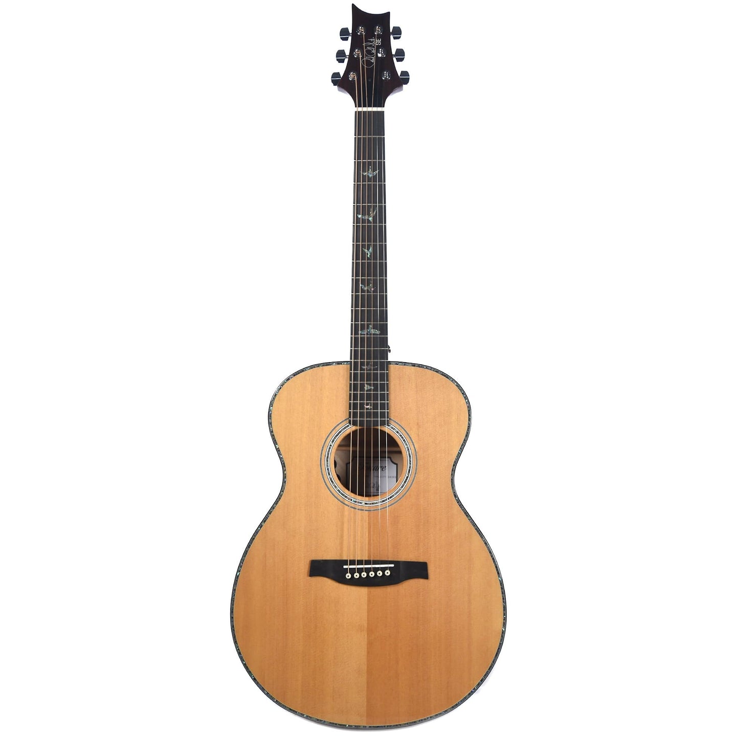 PRS SE T50E Tonare Acoustic Sitka/Figured Maple Natural w/Sunburst Back, Fishman GT1 & Hardshell Case Acoustic Guitars