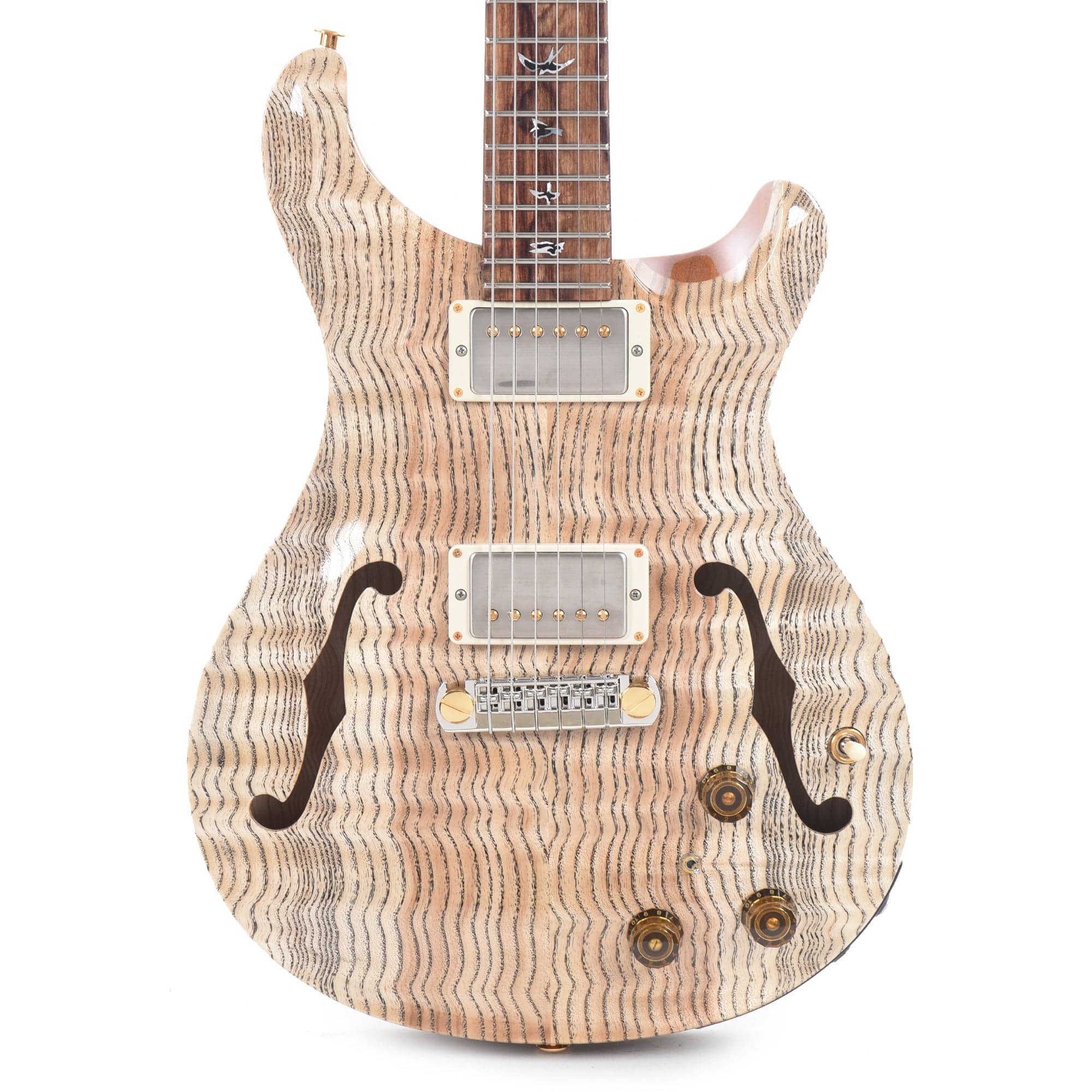 PRS Private Stock #9433 Hollowbody II Piezo Figured White Ash w/Figured  Hormigo Fingerboard