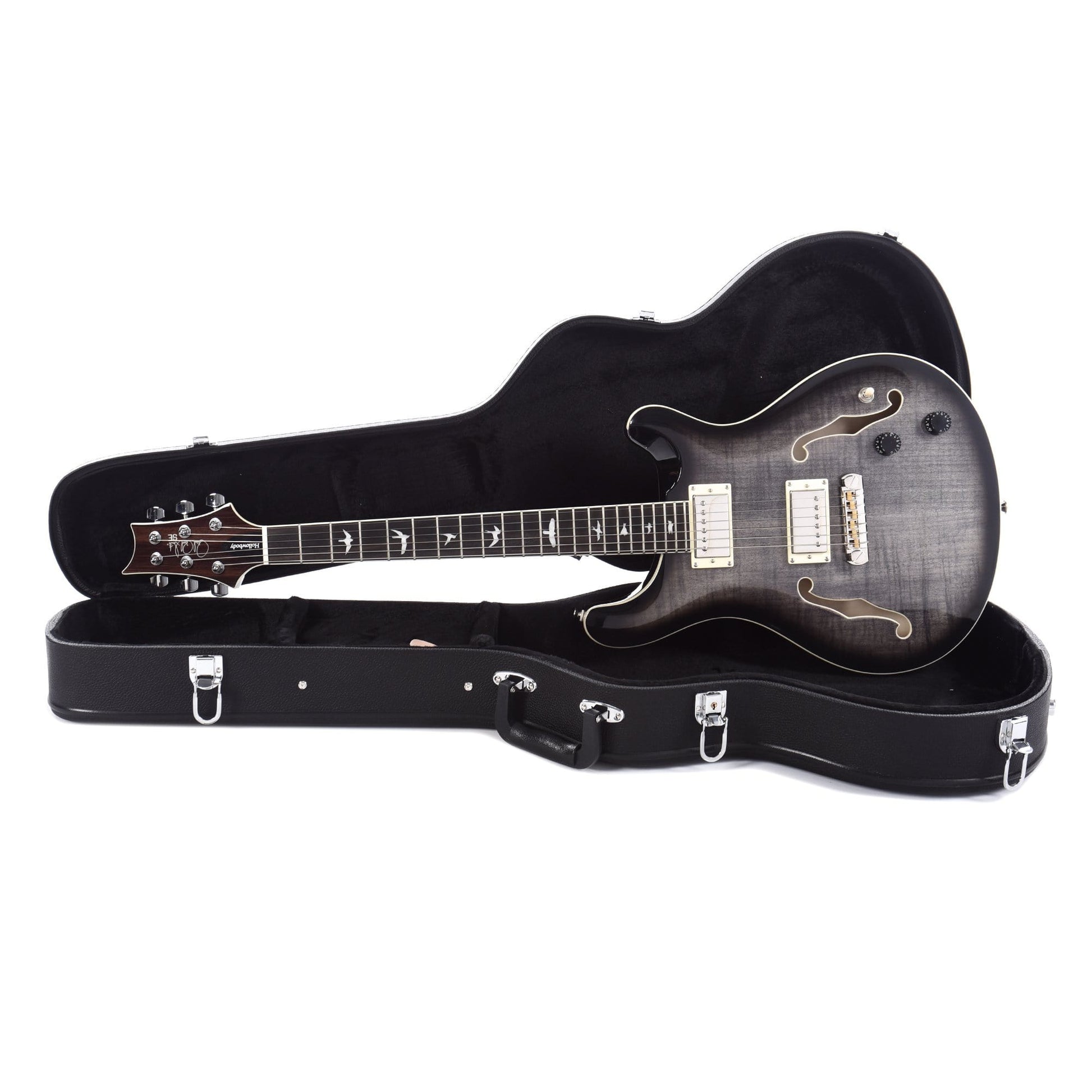 PRS SE Hollowbody II Charcoal Burst Electric Guitars / Hollow Body