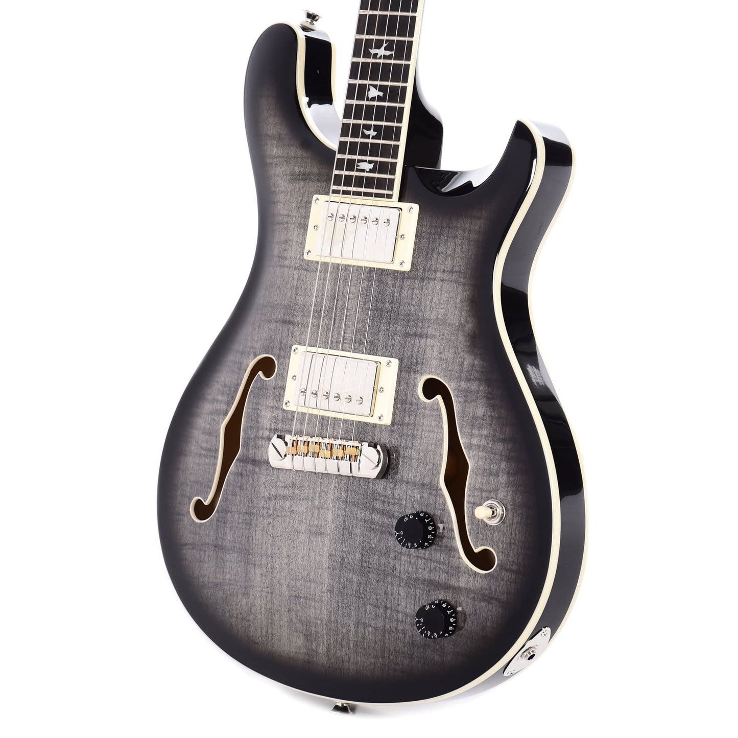 PRS SE Hollowbody II Charcoal Burst Electric Guitars / Hollow Body