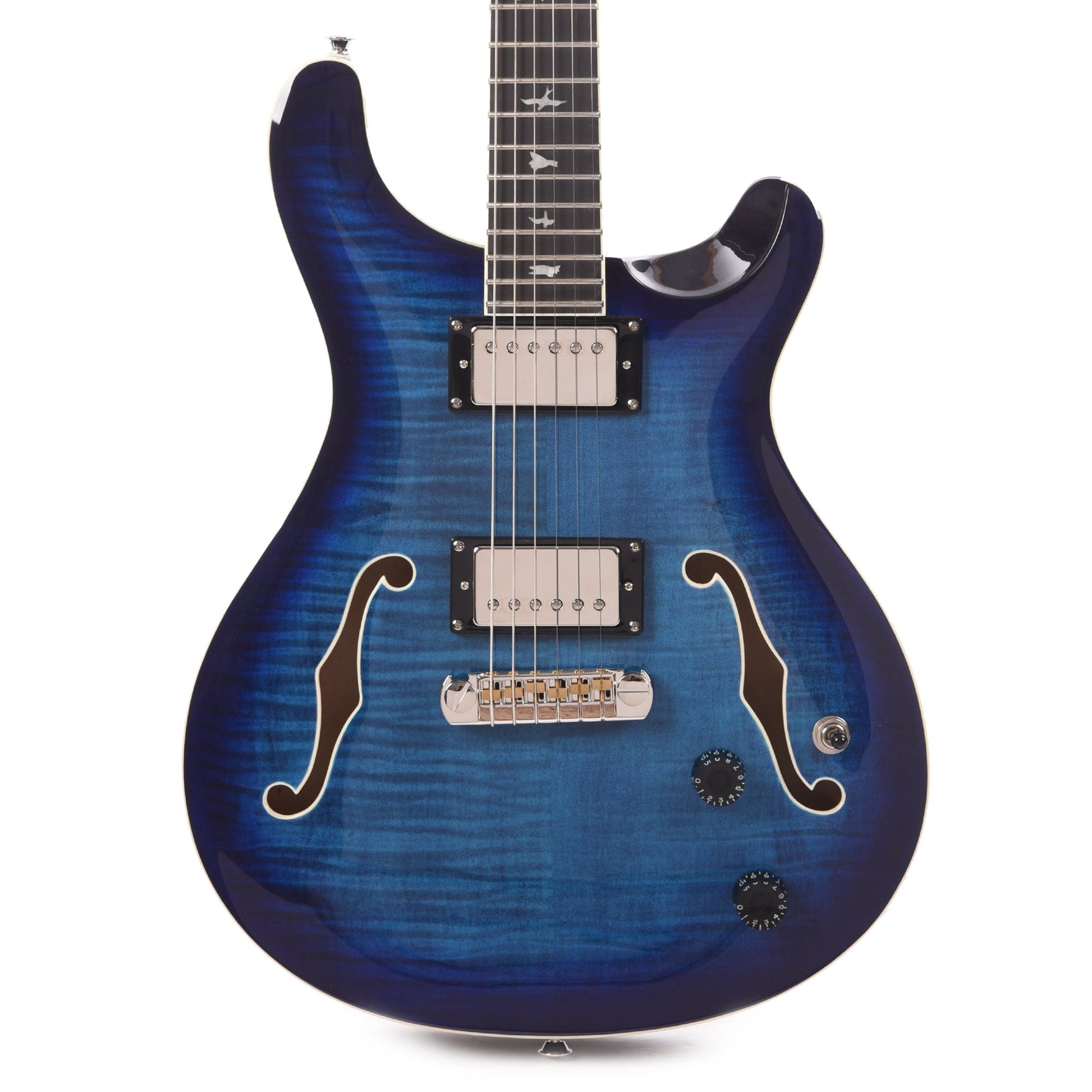 PRS SE Hollowbody II Faded Blue Burst Electric Guitars / Hollow Body