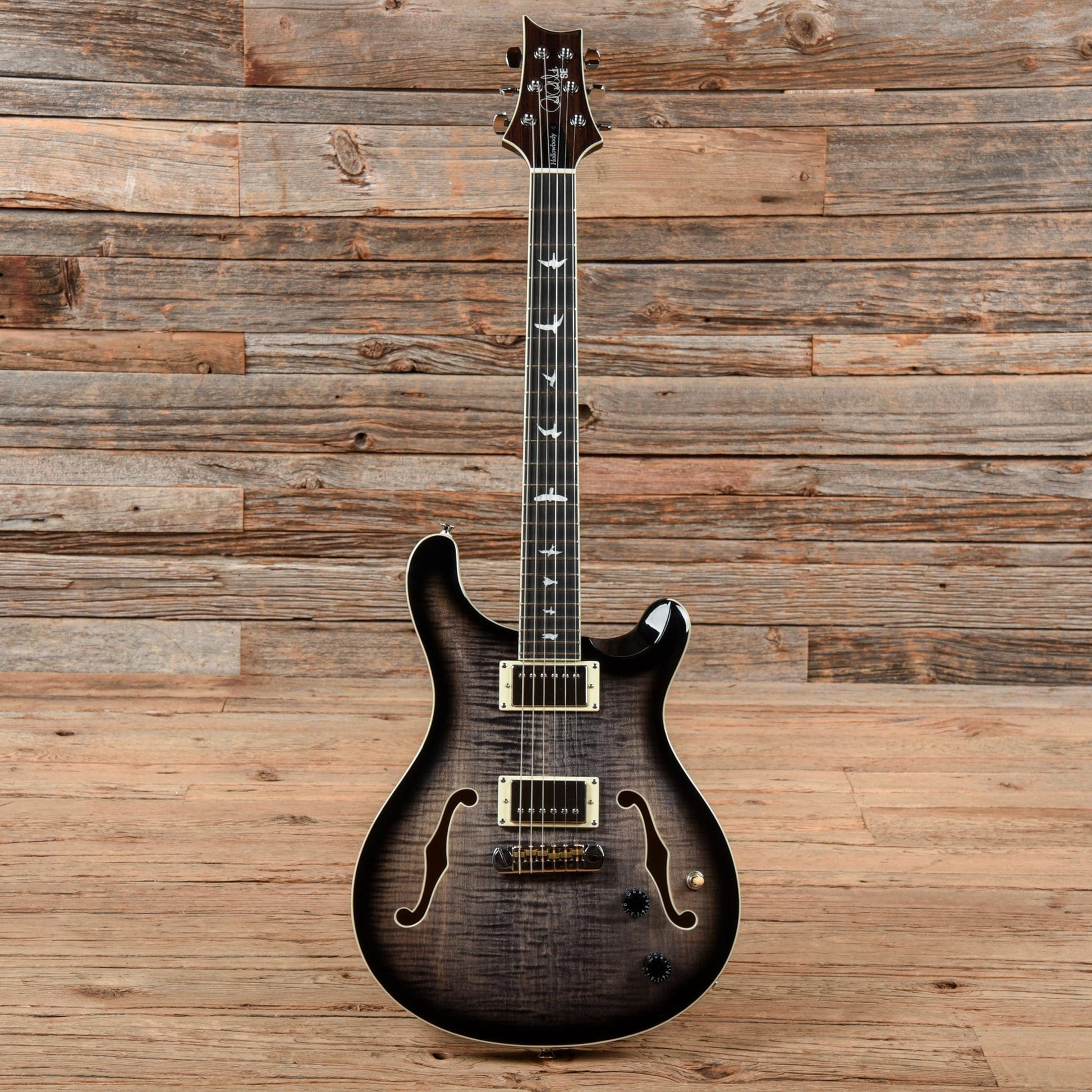 PRS SE Hollowbody II Transparent Black 2021 Electric Guitars / Hollow Body