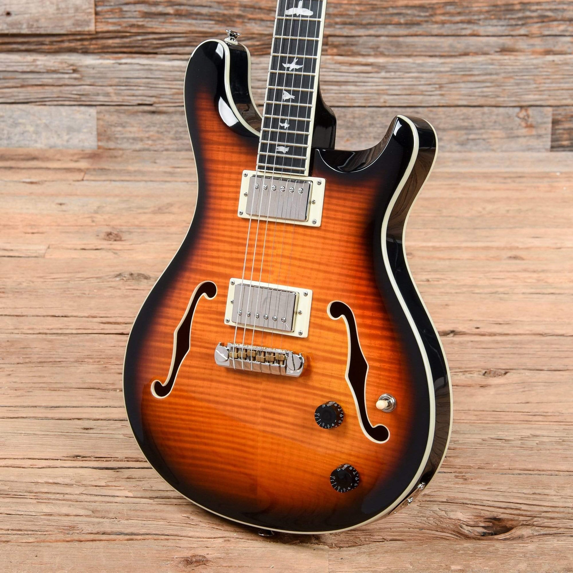 PRS SE Hollowbody II Tricolor Sunburst Electric Guitars / Hollow Body