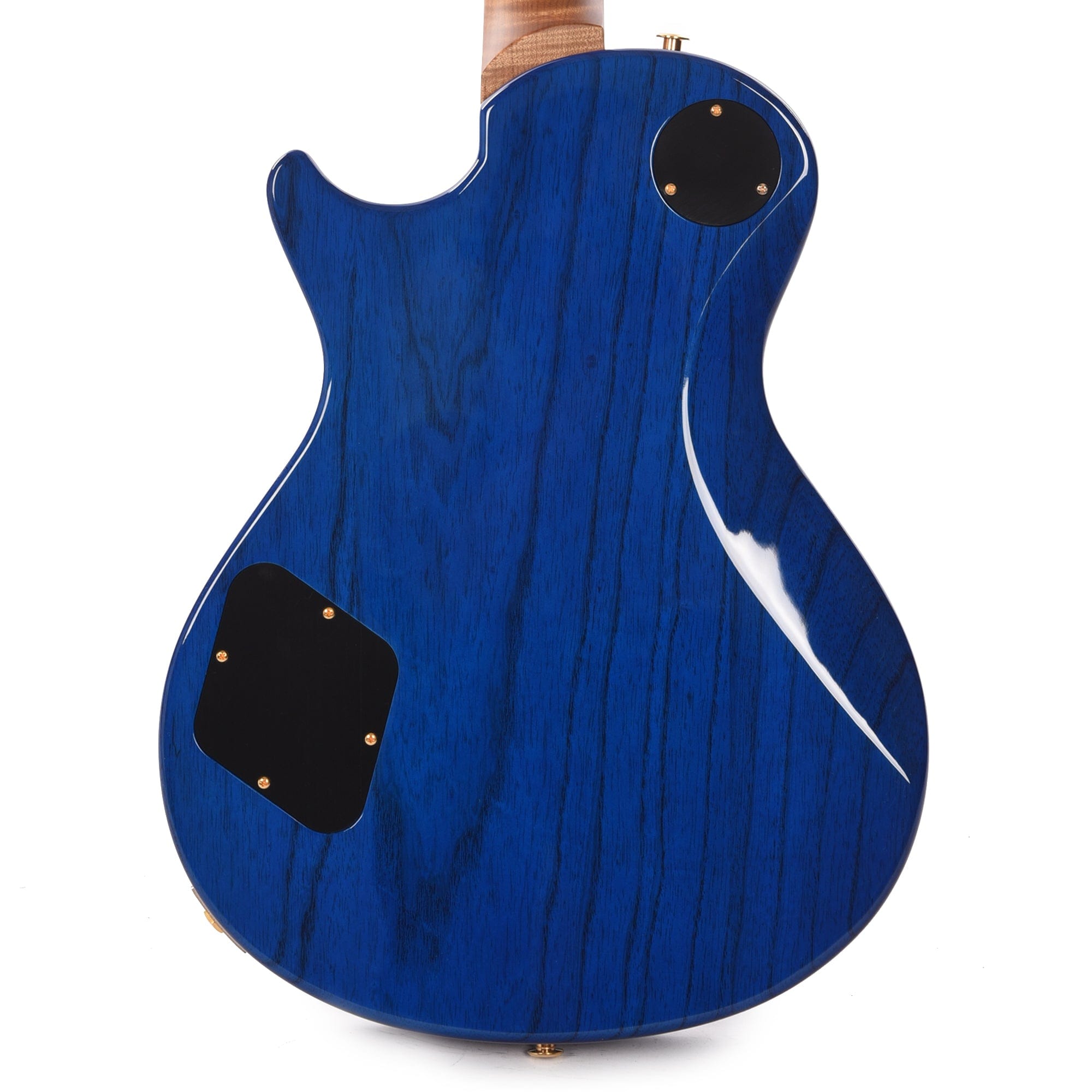 PRS Wood Library McCarty 594 Singlecut Semi-Hollow 10-Top Quilt/Swamp Ash River Blue w/Charcoal Back, Brazilian Rosewood Fingerboard & Roasted Figured Maple Neck Electric Guitars / Semi-Hollow,Electric Guitars / Solid Body