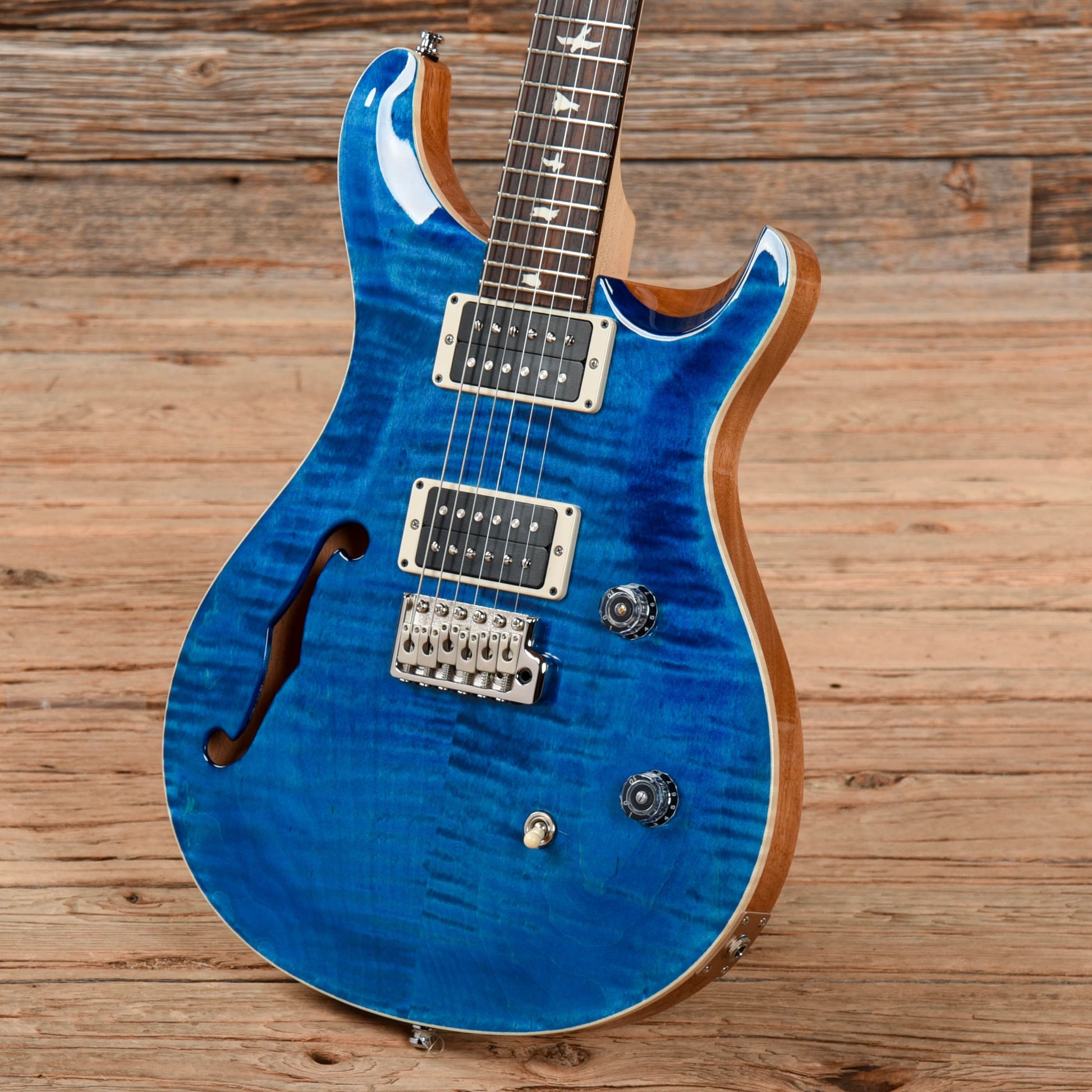 PRS CE24 Semi Hollow Blue 2021 Electric Guitars / Semi-Hollow