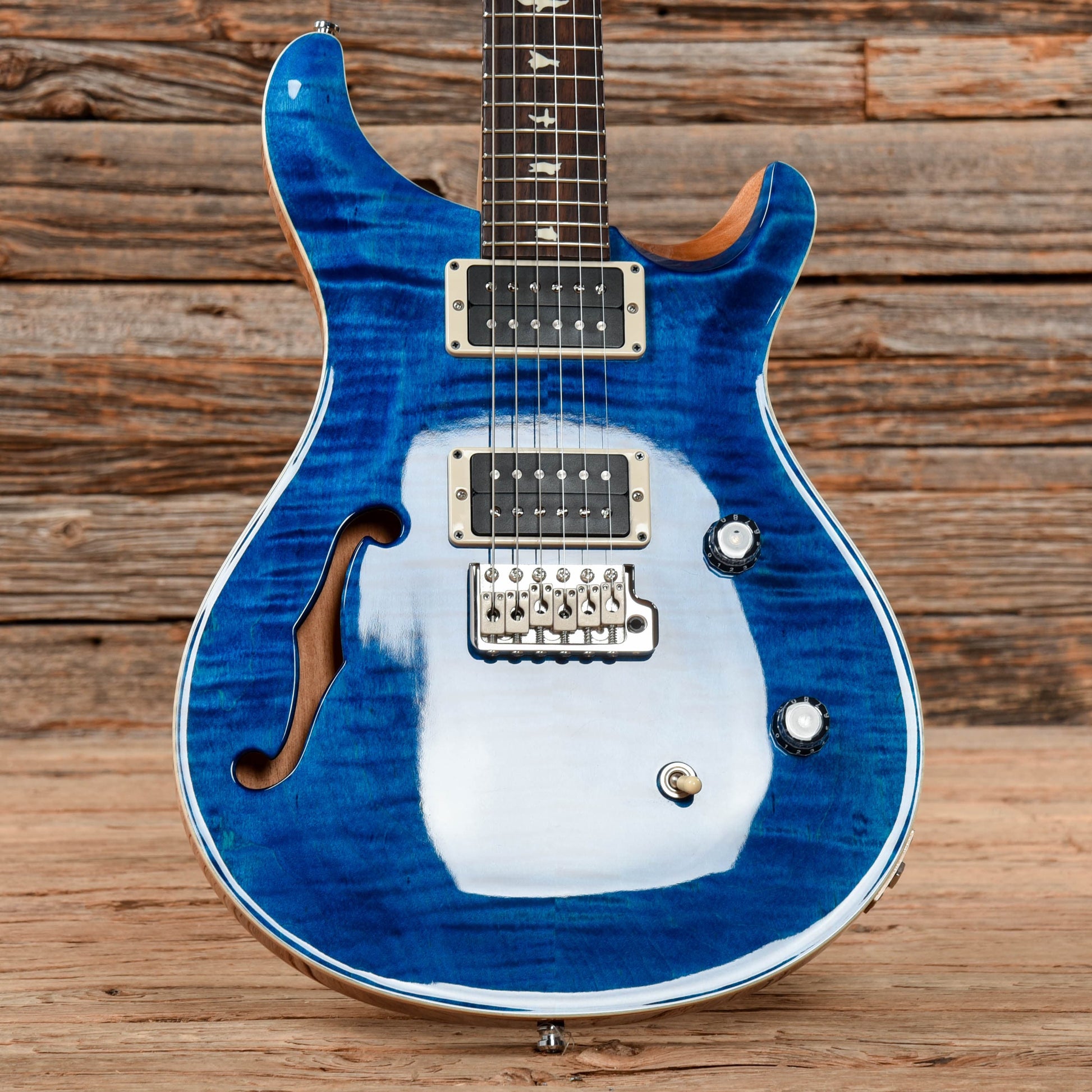 PRS CE24 Semi Hollow Blue 2021 Electric Guitars / Semi-Hollow