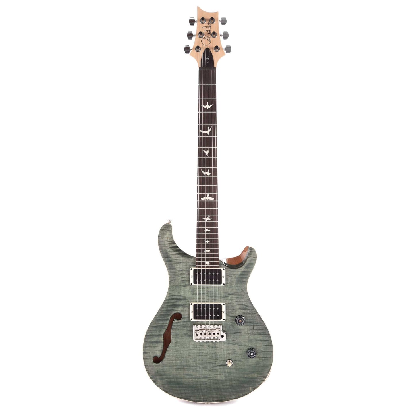 PRS CE24 Semi-Hollow Trampas Green Electric Guitars / Semi-Hollow