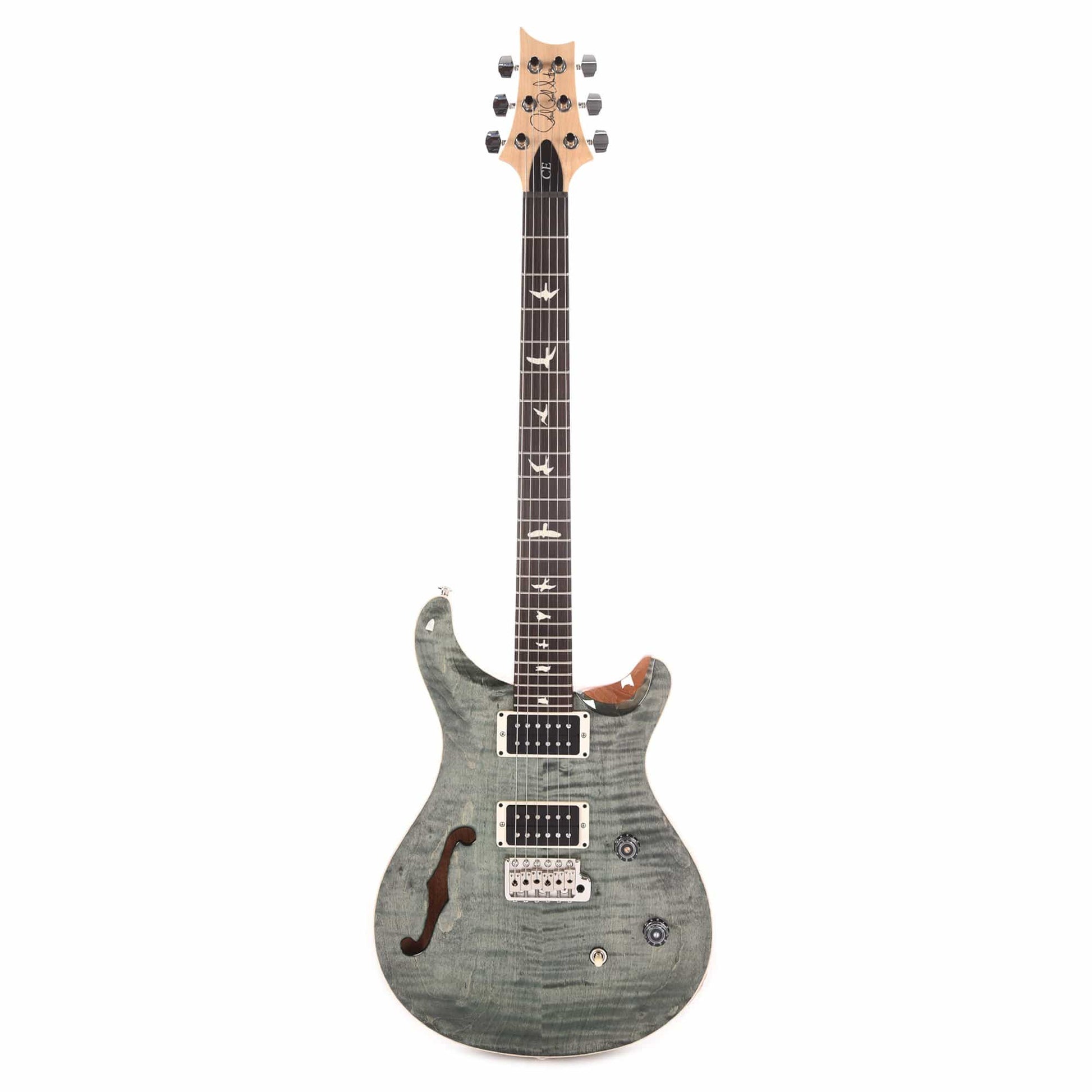 PRS CE24 Semi-Hollow Trampas Green Electric Guitars / Semi-Hollow