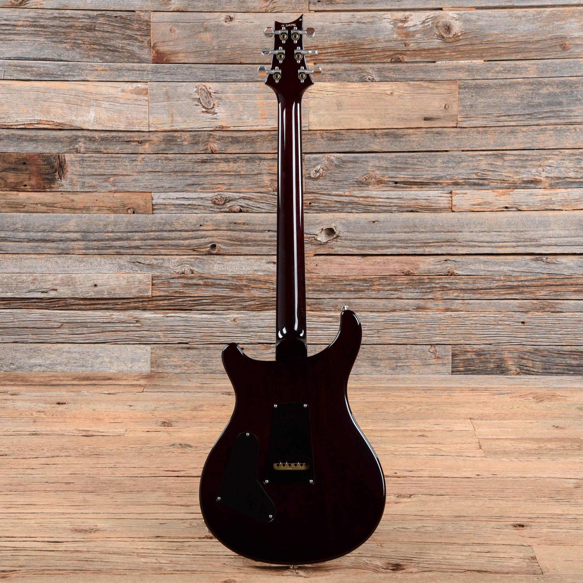 PRS Custom 24 Semi-Hollow 10 Top Black Gold Wrap 2014 Electric Guitars / Semi-Hollow