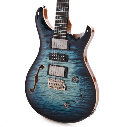 PRS Private Stock Special Semi-Hollow One Piece Quilted Maple Blue Steel Glow Smokeburst Electric Guitars / Semi-Hollow