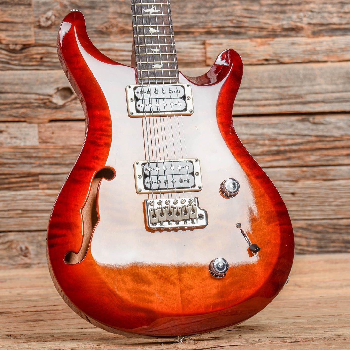 PRS S2 Custom 22 Semi-Hollow Cherry Sunburst 2021 Electric Guitars / Semi-Hollow