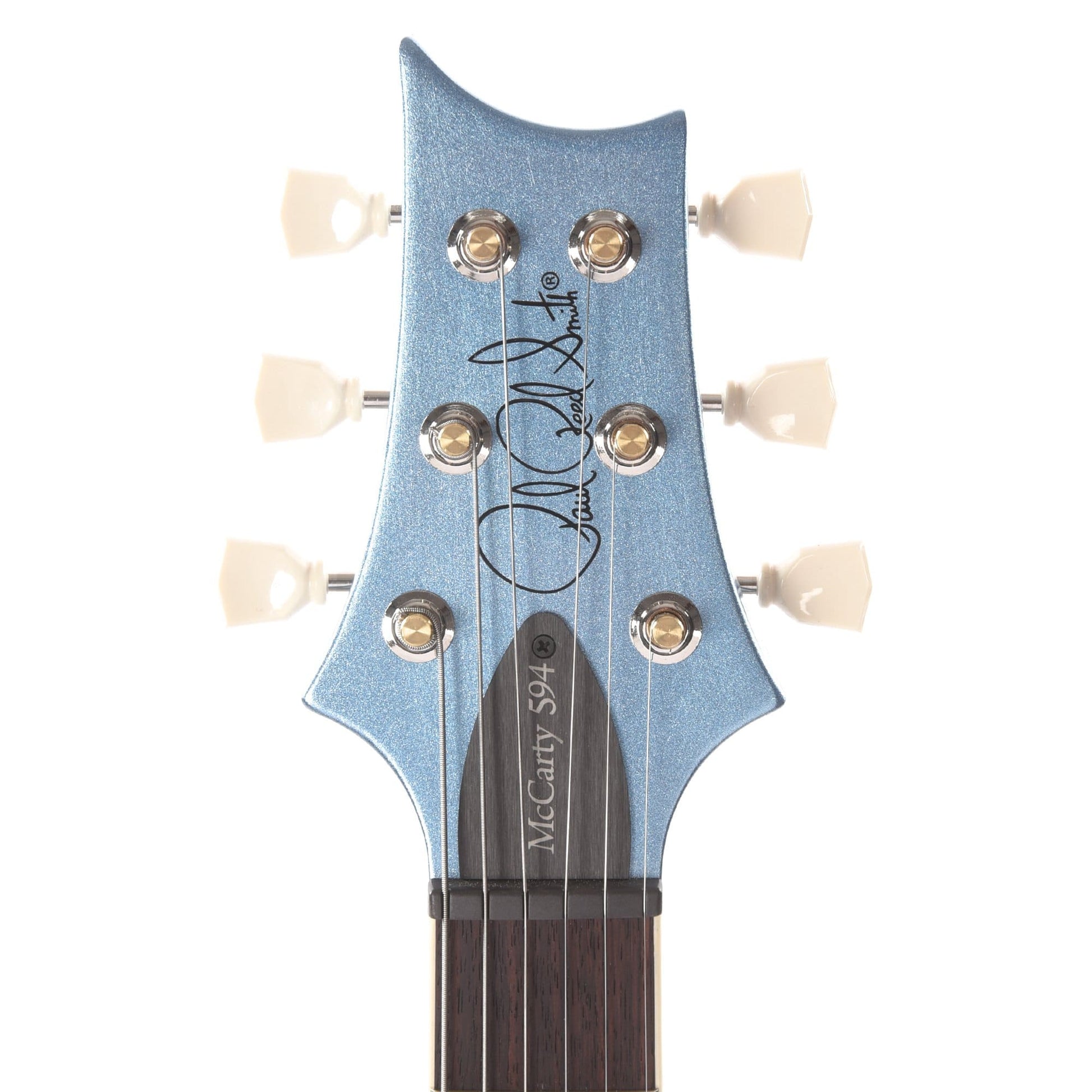 PRS S2 McCarty 594 Thinline Frost Blue Metallic Electric Guitars / Semi-Hollow