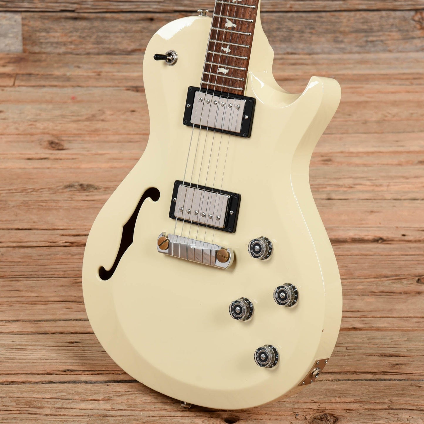 PRS S2 Singlecut Semi-Hollow White 2015 Electric Guitars / Semi-Hollow