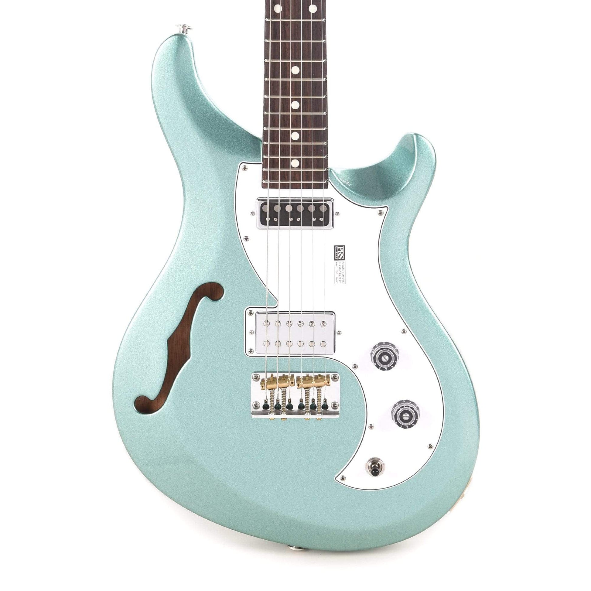 PRS S2 Vela Semi-Hollow Frost Green Metallic Electric Guitars / Semi-Hollow