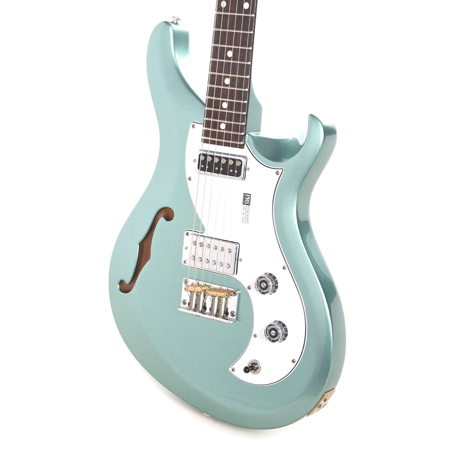 PRS S2 Vela Semi-Hollow Frost Green Metallic Electric Guitars / Semi-Hollow