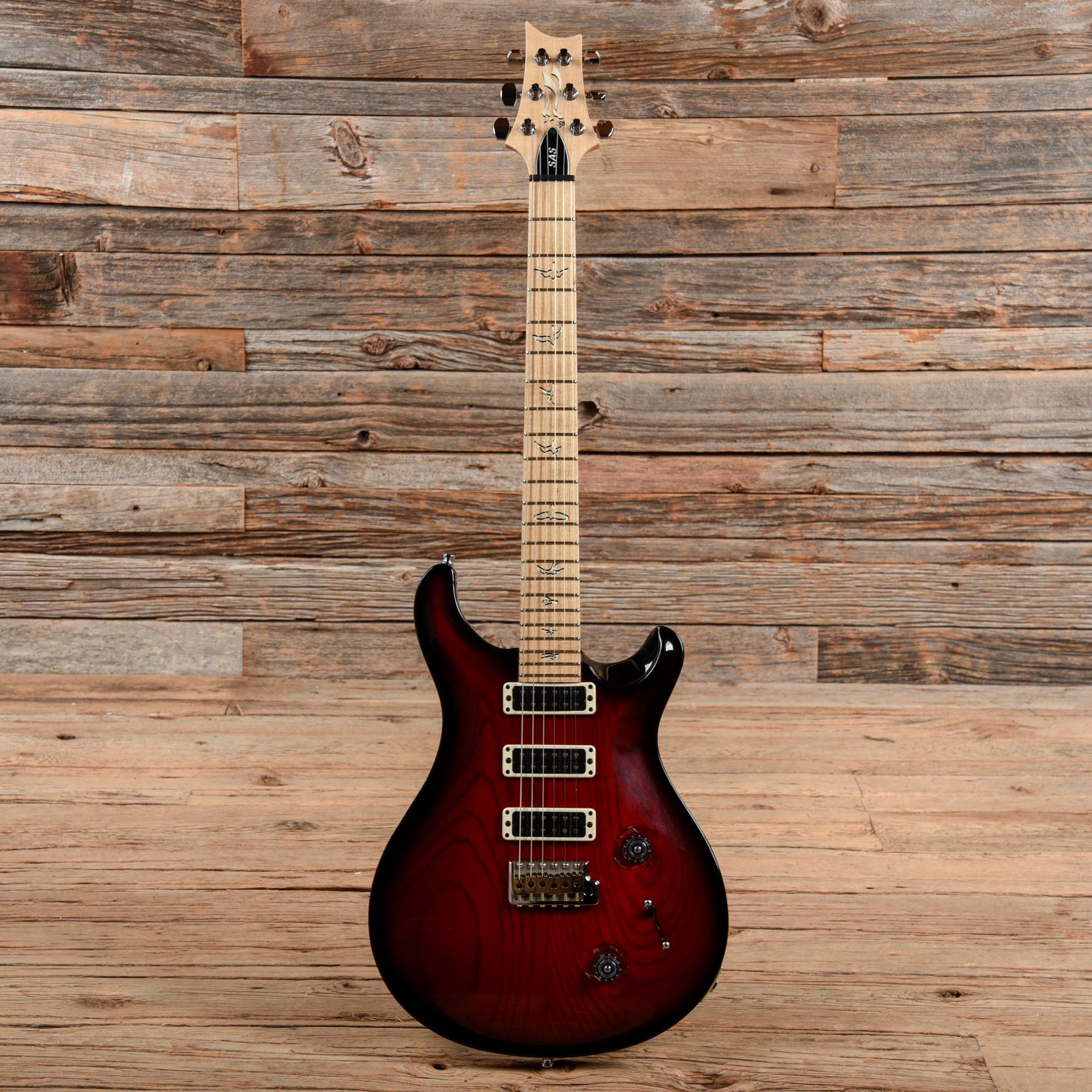 PRS 25th Anniversary Swamp Ash Special Narrowfield Fire Red Burst 2010 –  Chicago Music Exchange