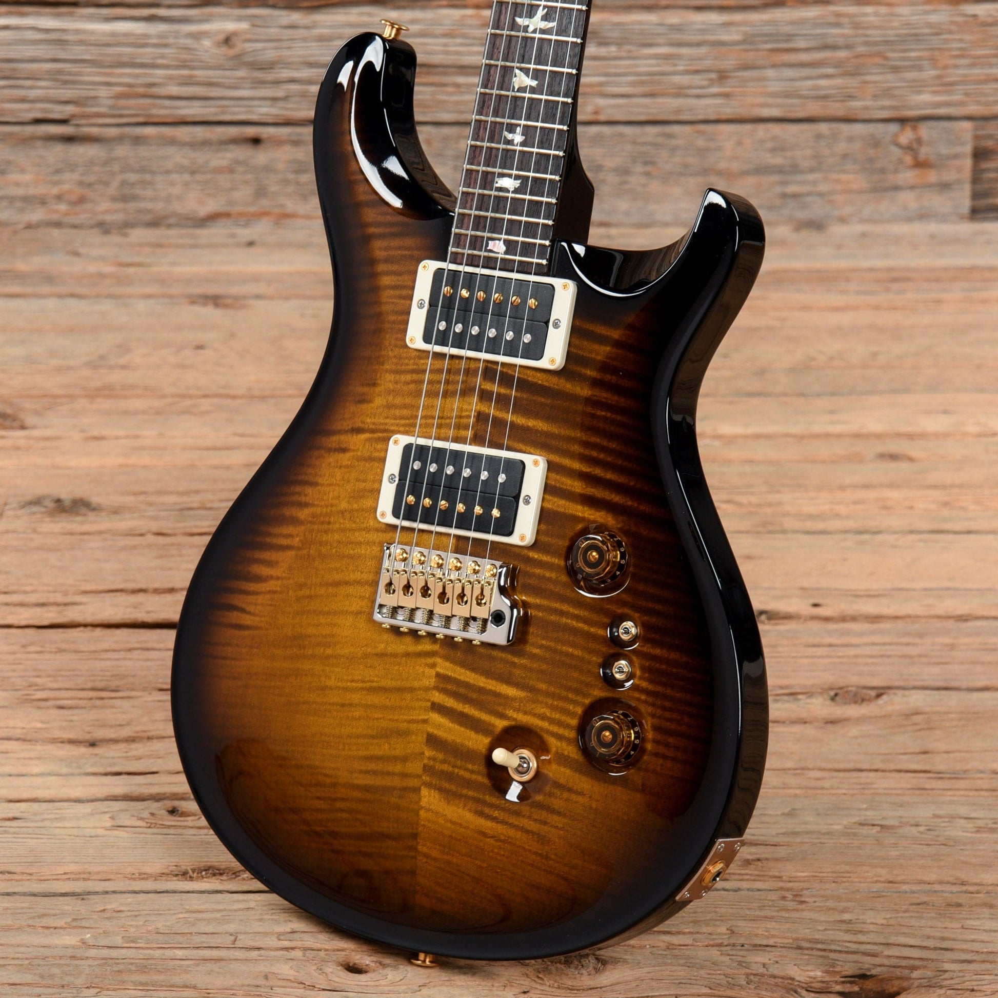 PRS 35th Anniversary Custom 24 10 Top Dark Amber Smokeburst 2021 Electric Guitars / Solid Body