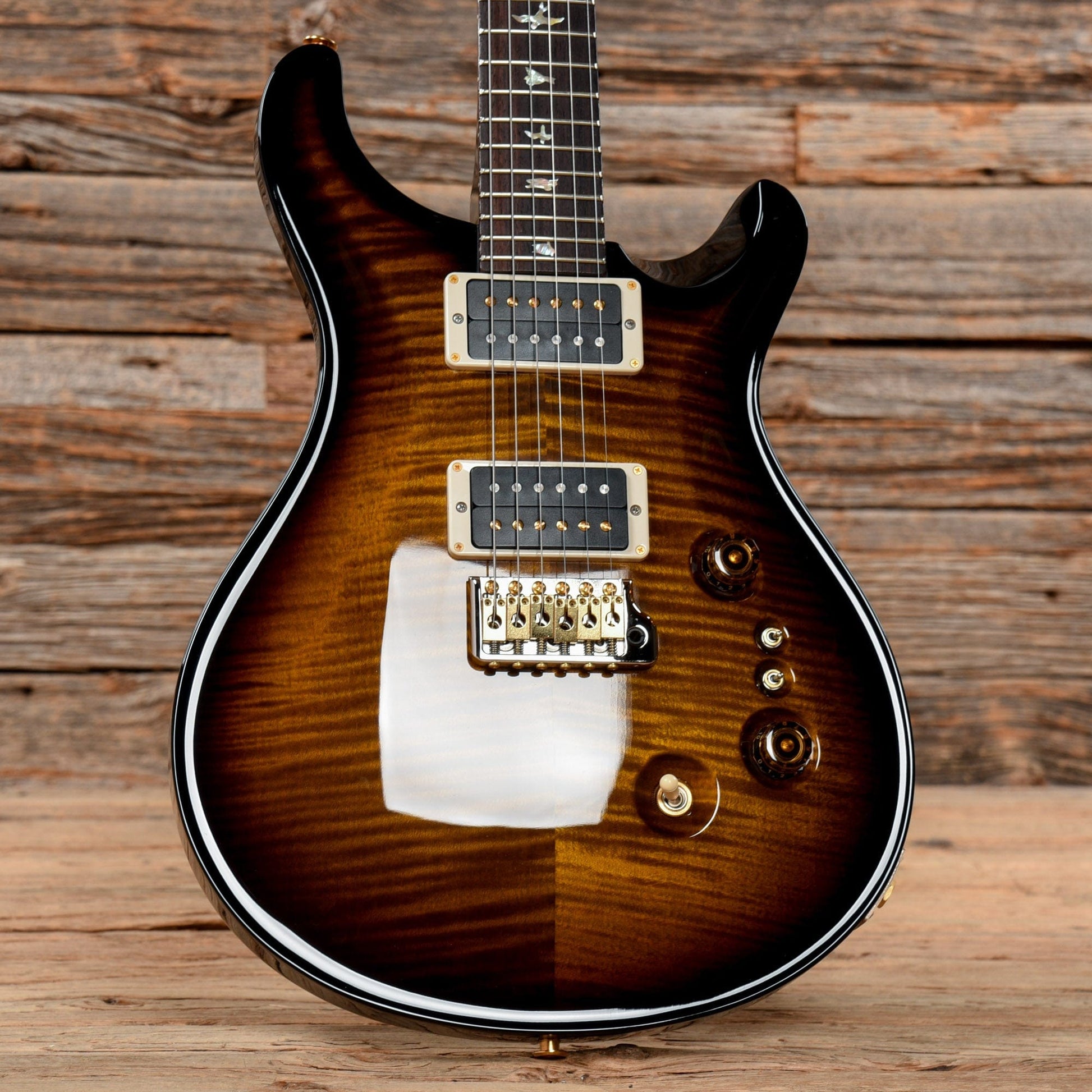 PRS 35th Anniversary Custom 24 10 Top Dark Amber Smokeburst 2021 Electric Guitars / Solid Body