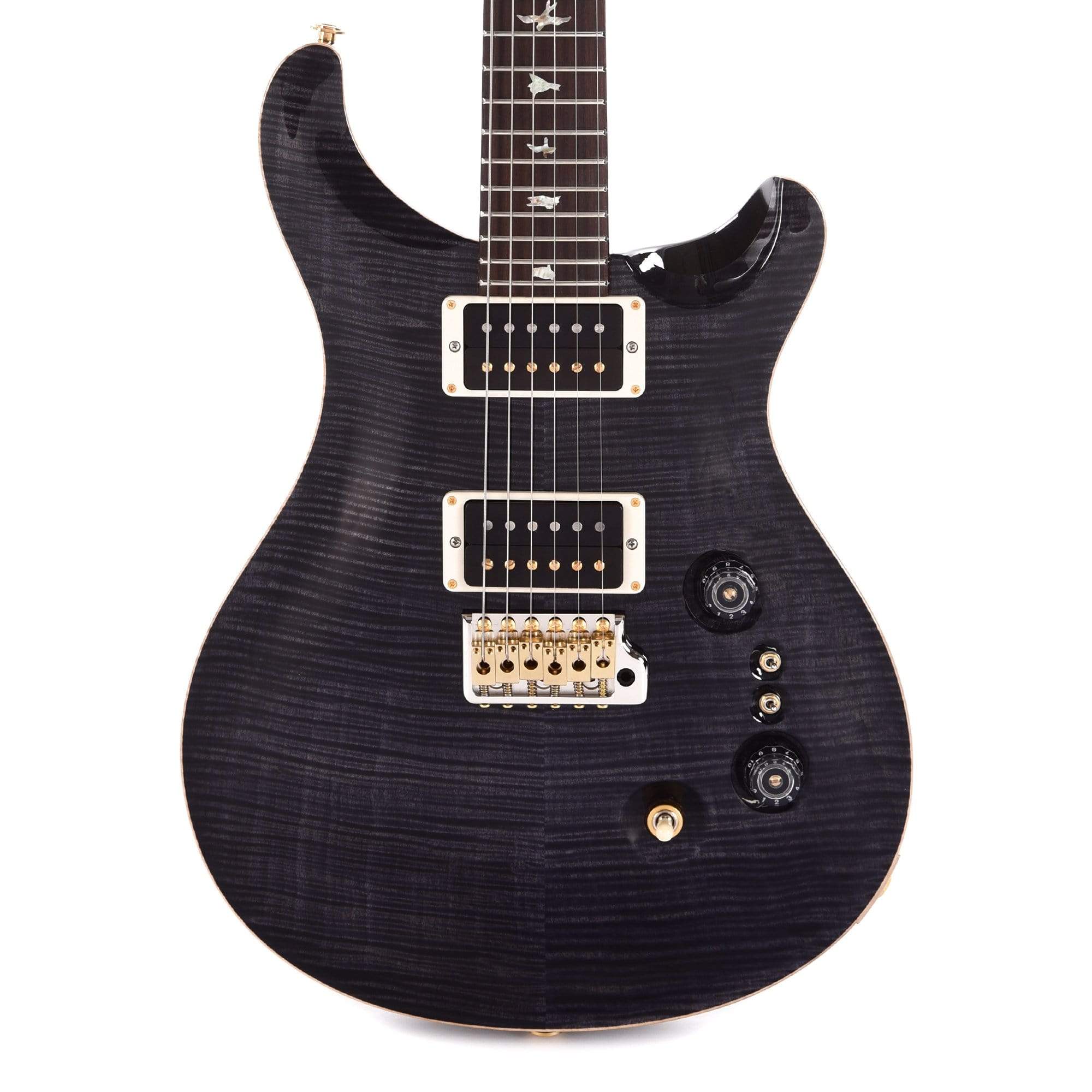 PRS 35th Anniversary Custom 24 10 Top Gray Black – Chicago Music Exchange