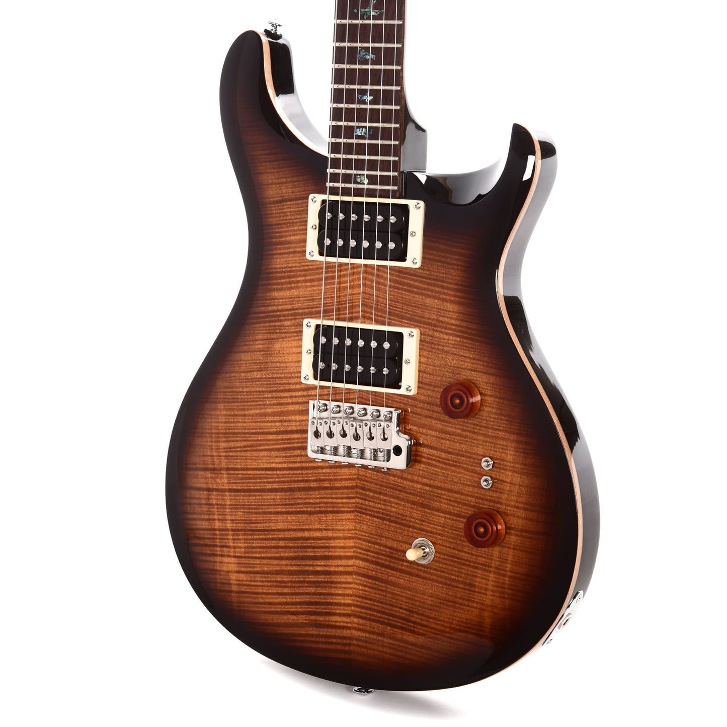 PRS 35th Anniversary SE Custom 24 Black Gold Burst Electric Guitars / Solid Body