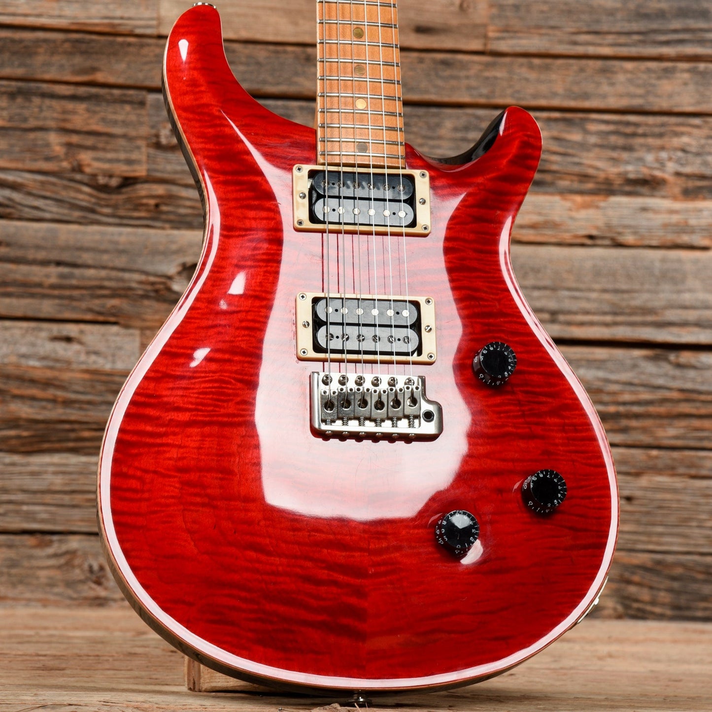 PRS CE 24 Scarlet Red 1990 Electric Guitars / Solid Body