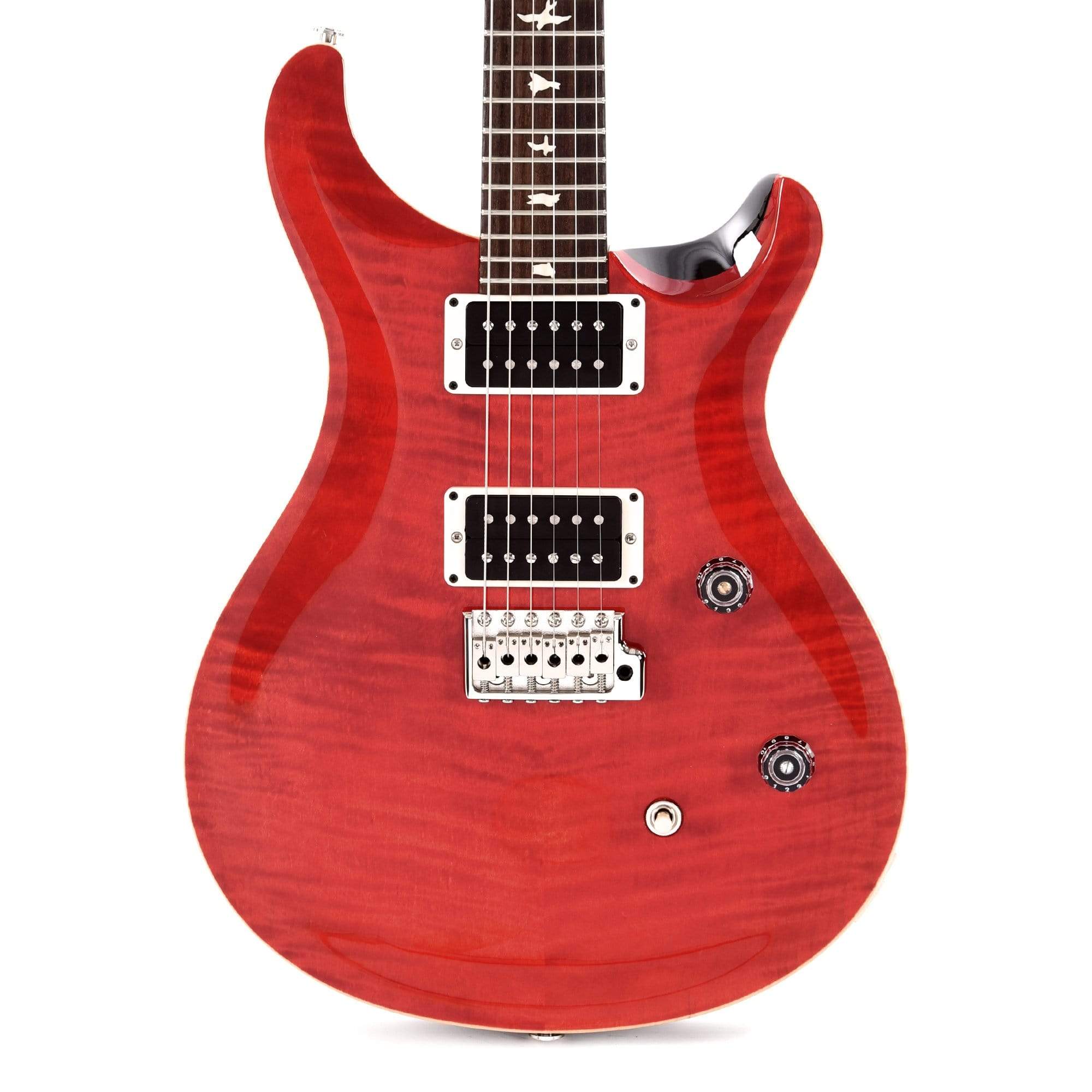 PRS CE24 Custom Color Ruby Top Black Back