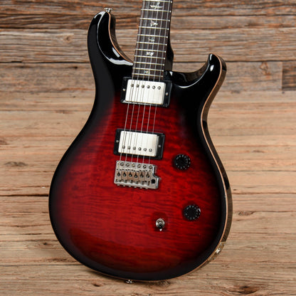 PRS Custom 24 10 Top Fire Red Burst 1996 Electric Guitars / Solid Body