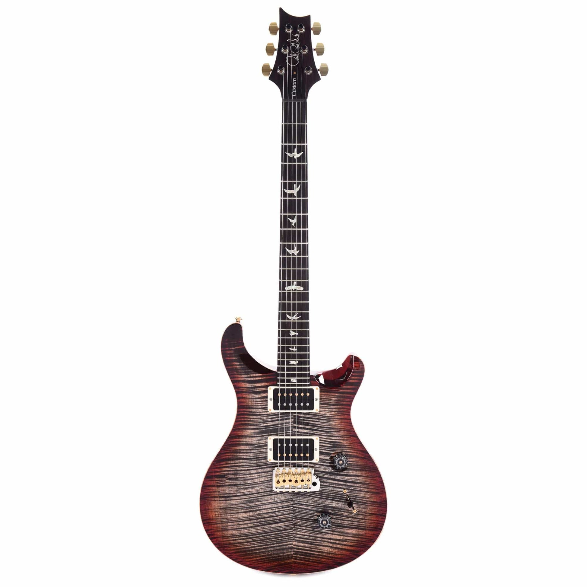 PRS Custom 24 Charcoal Cherry Burst 10 Top Electric Guitars / Solid Body