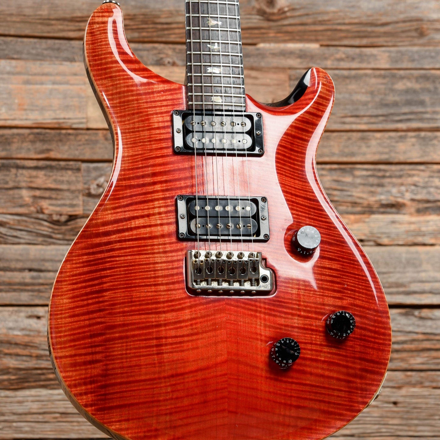 PRS Custom 24 Scarlet Red 1988 Electric Guitars / Solid Body