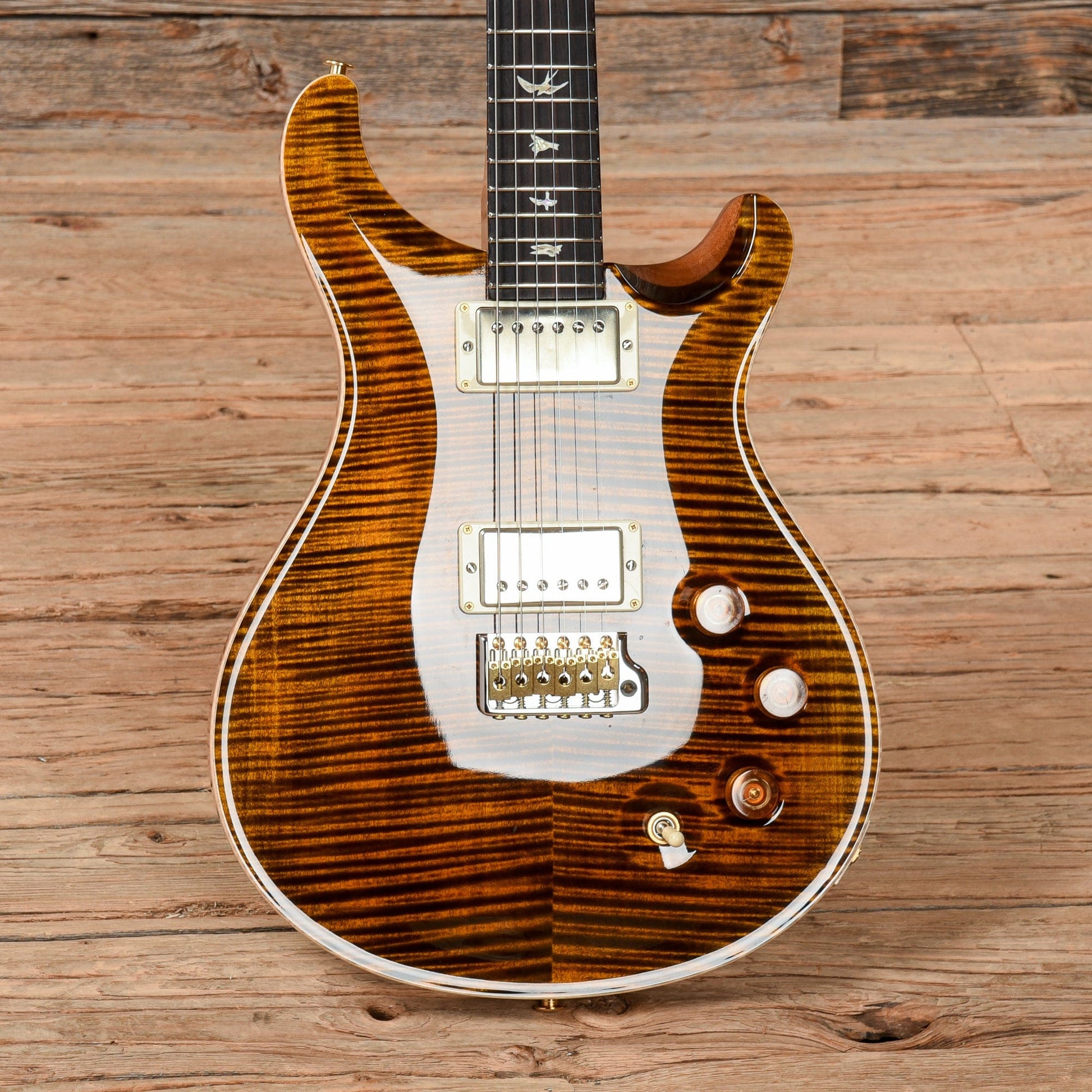 PRS DGT David Grissom Signature Wood Library Yellow Tiger 2022 Electric Guitars / Solid Body