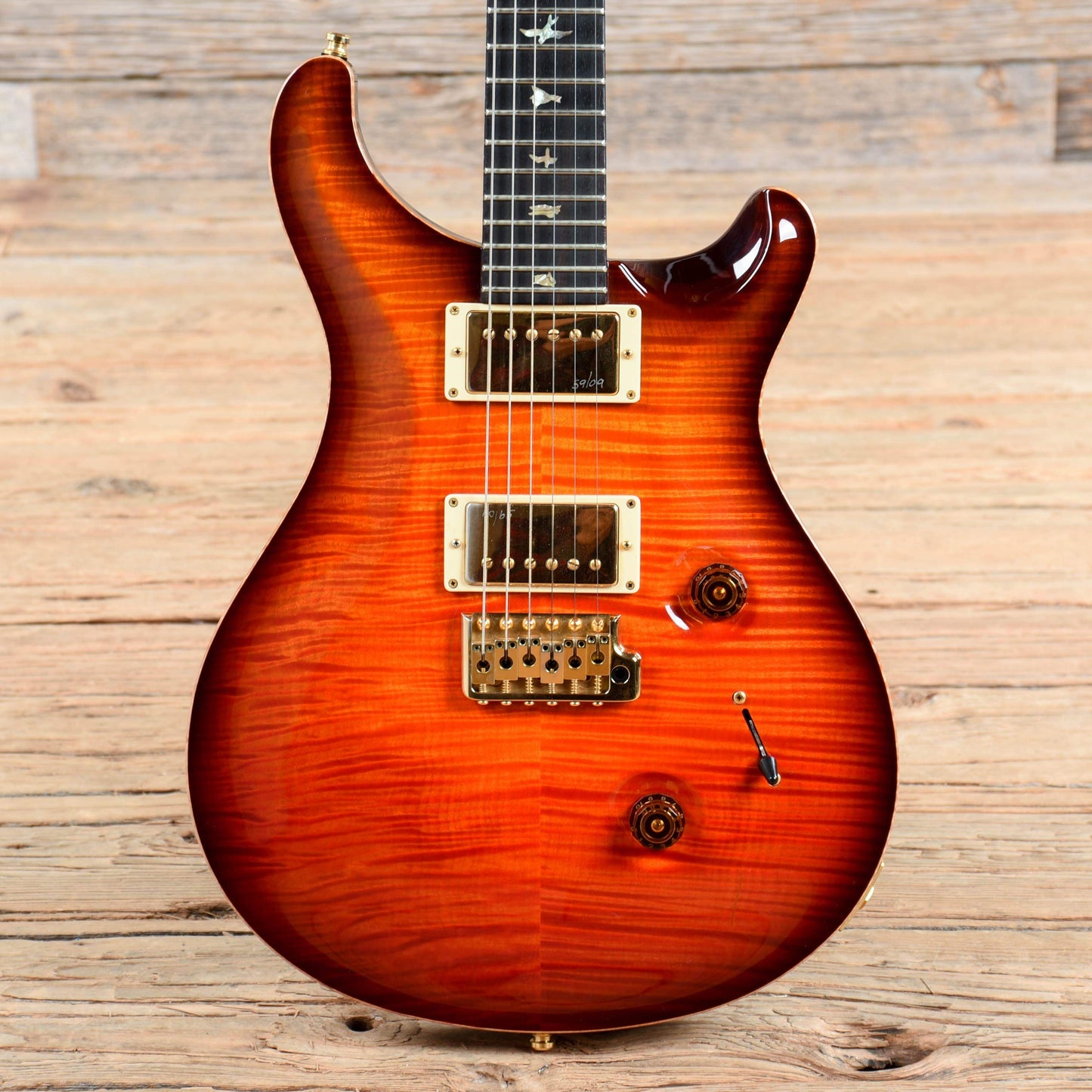 PRS Limited Edition Custom 24 Orange Haze 2010 Electric Guitars / Solid Body