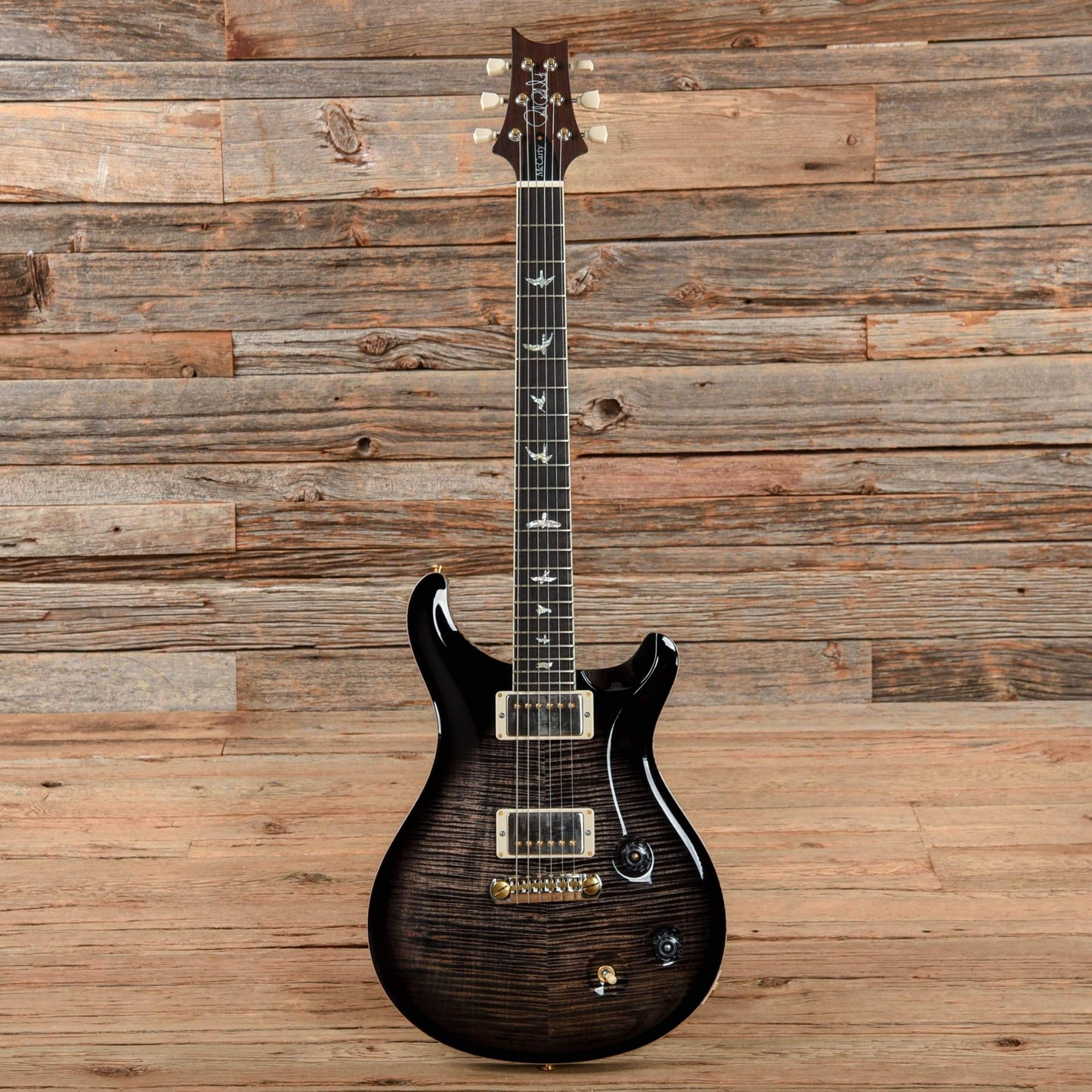 PRS McCarty 10 Top Charcoal Burst w/Adjustable Stoptail Electric Guitars / Solid Body