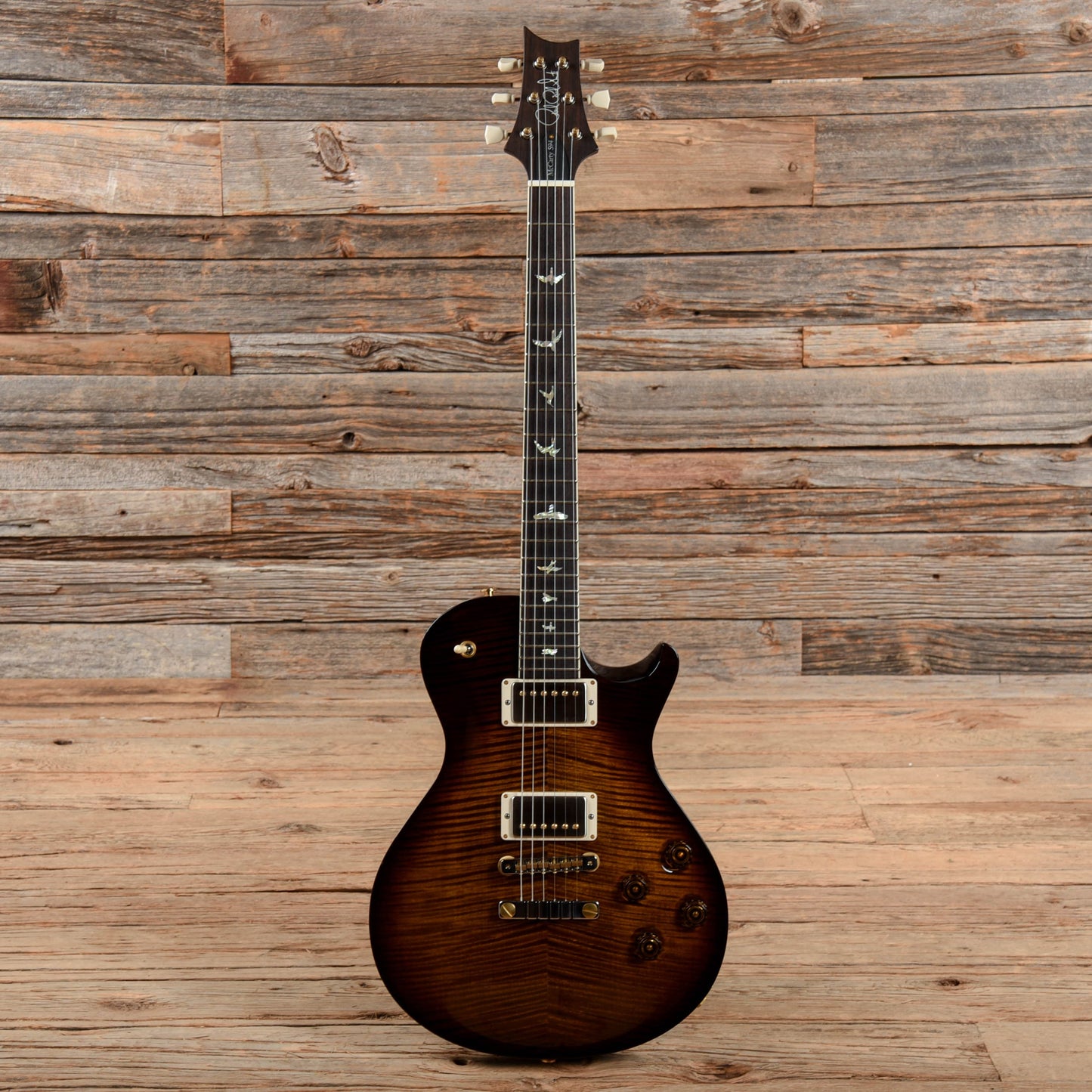 PRS McCarty Singlecut 594 10 Top Black Gold Burst Electric Guitars / Solid Body