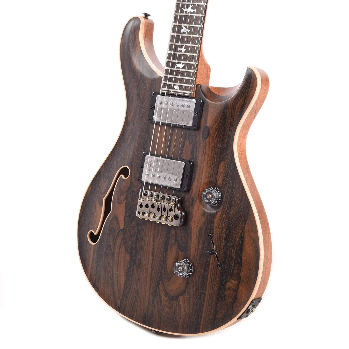 PRS Private Stock #8745 Custom 24 Semi-Hollow F-Hole Ziricote Natural w/Figured Mahogany Neck & Ziricote Fingerboard Electric Guitars / Solid Body