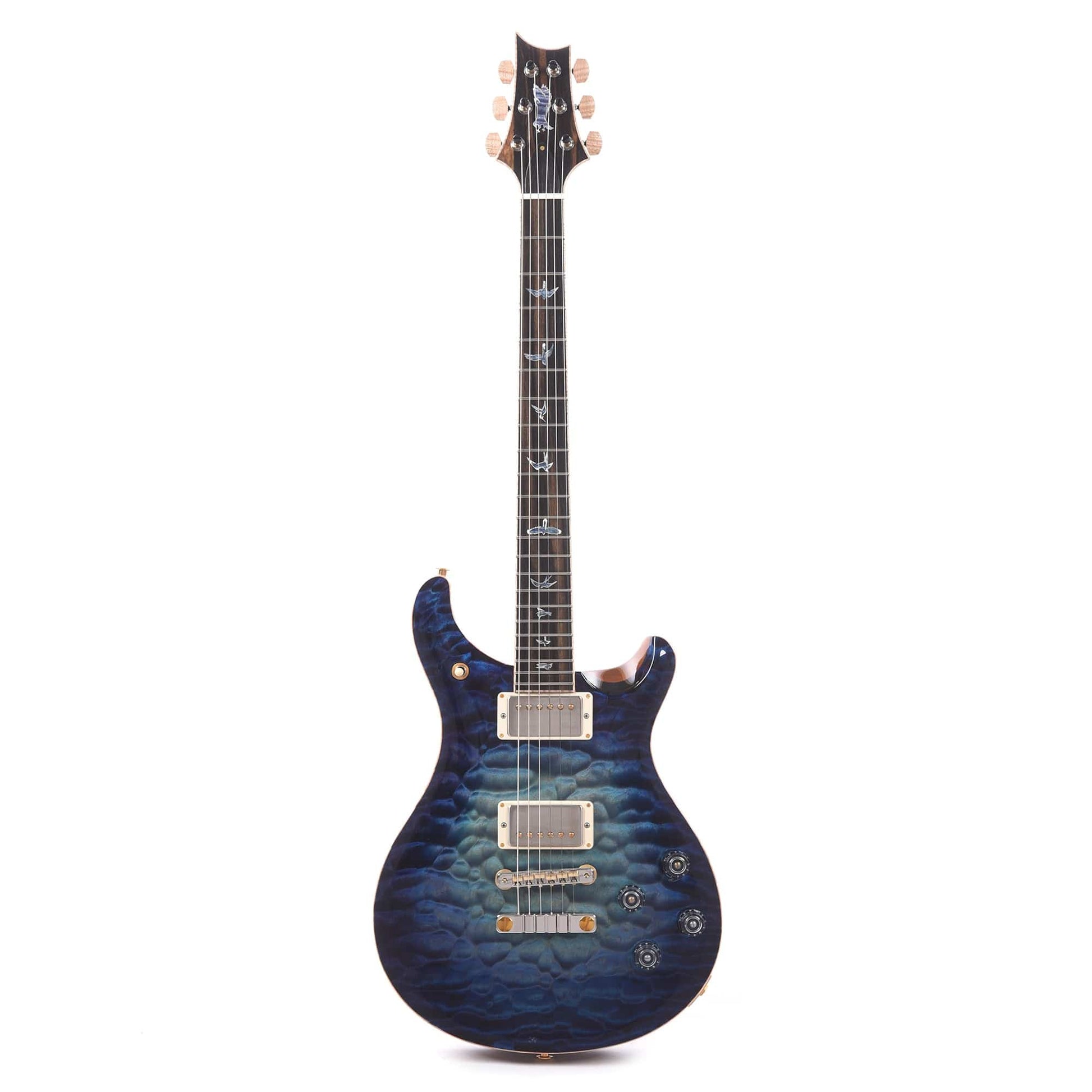 PRS Private Stock McCarty 594 One Piece Quilted Maple Aqua Violet Glow w/Exotic Ebony Fingerboard Electric Guitars / Solid Body