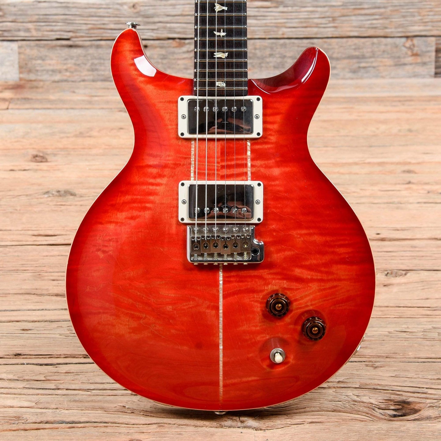 PRS Santana Retro Blood Orange 2015 Electric Guitars / Solid Body