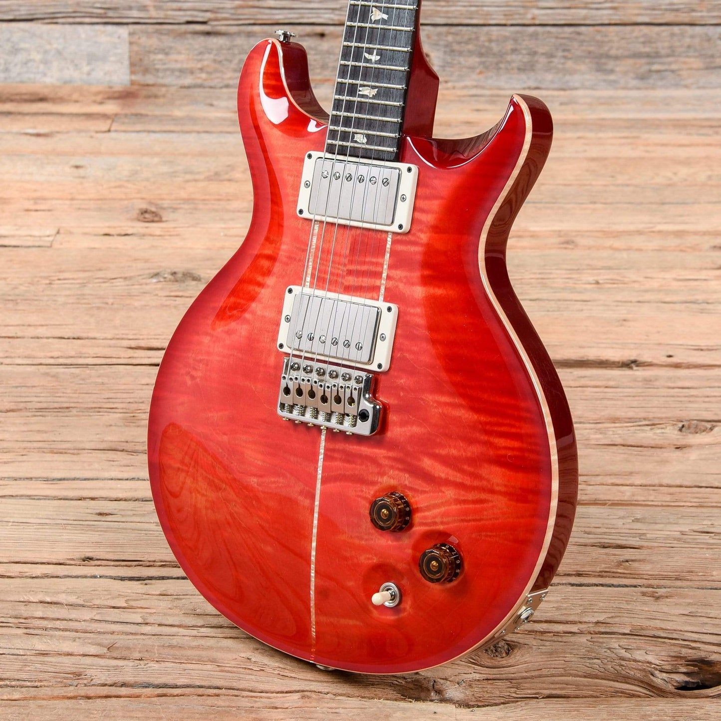 PRS Santana Retro Blood Orange 2015 Electric Guitars / Solid Body