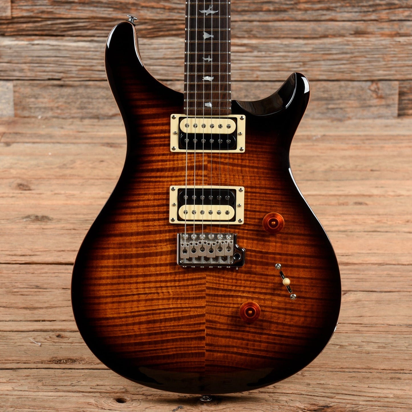 PRS SE Custom 24 Black Gold Burst 2021 Electric Guitars / Solid Body