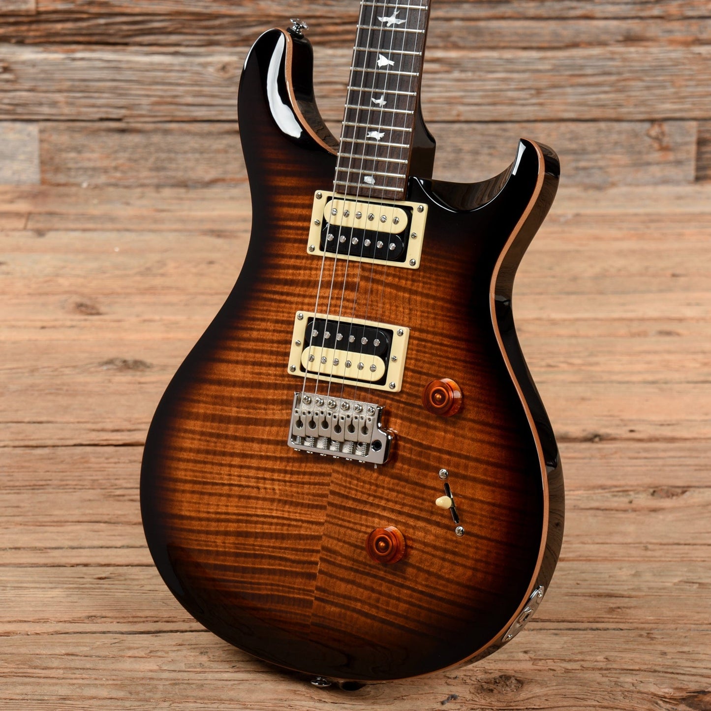 PRS SE Custom 24 Black Gold Burst 2021 Electric Guitars / Solid Body