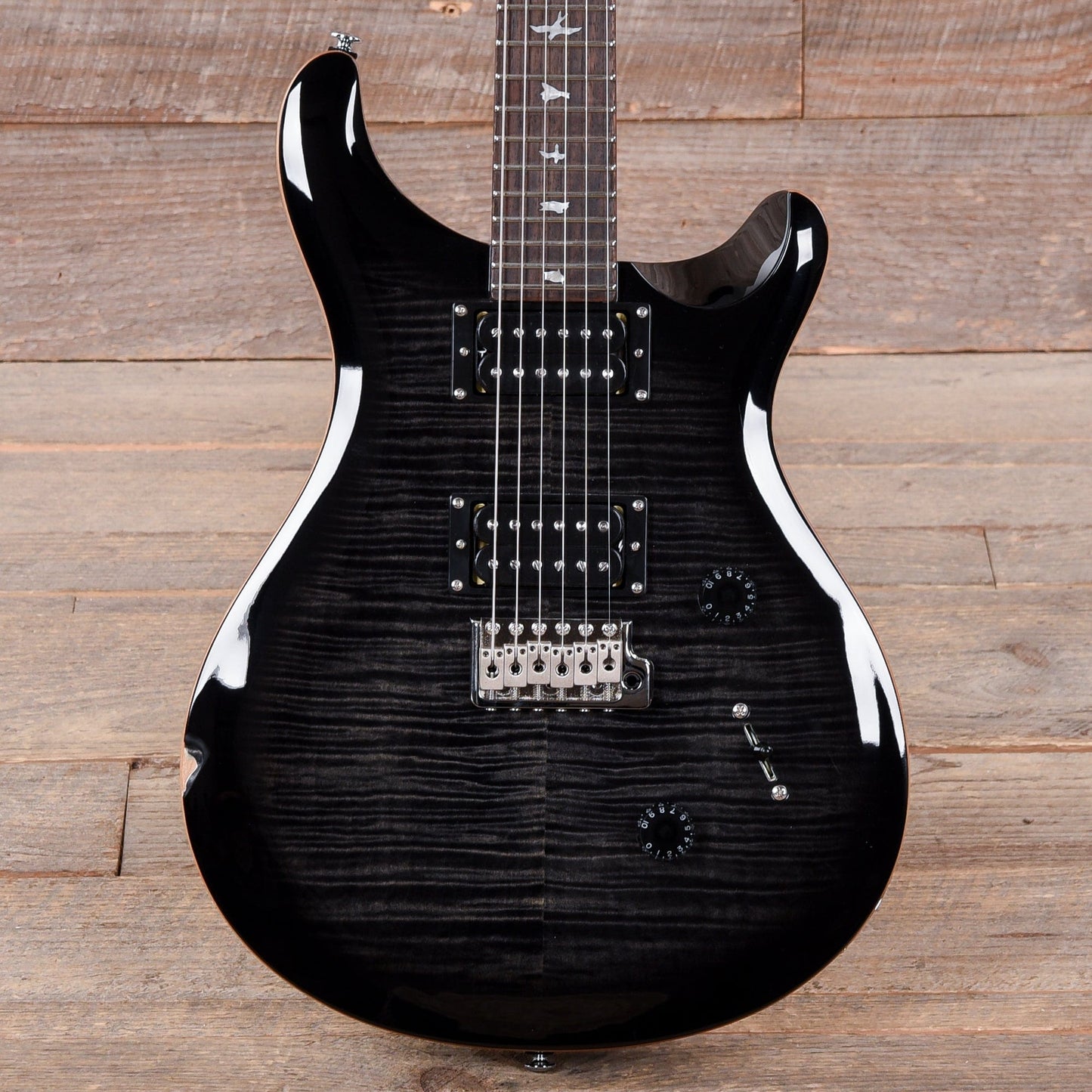 PRS SE Custom 24 Charcoal Burst Electric Guitars / Solid Body