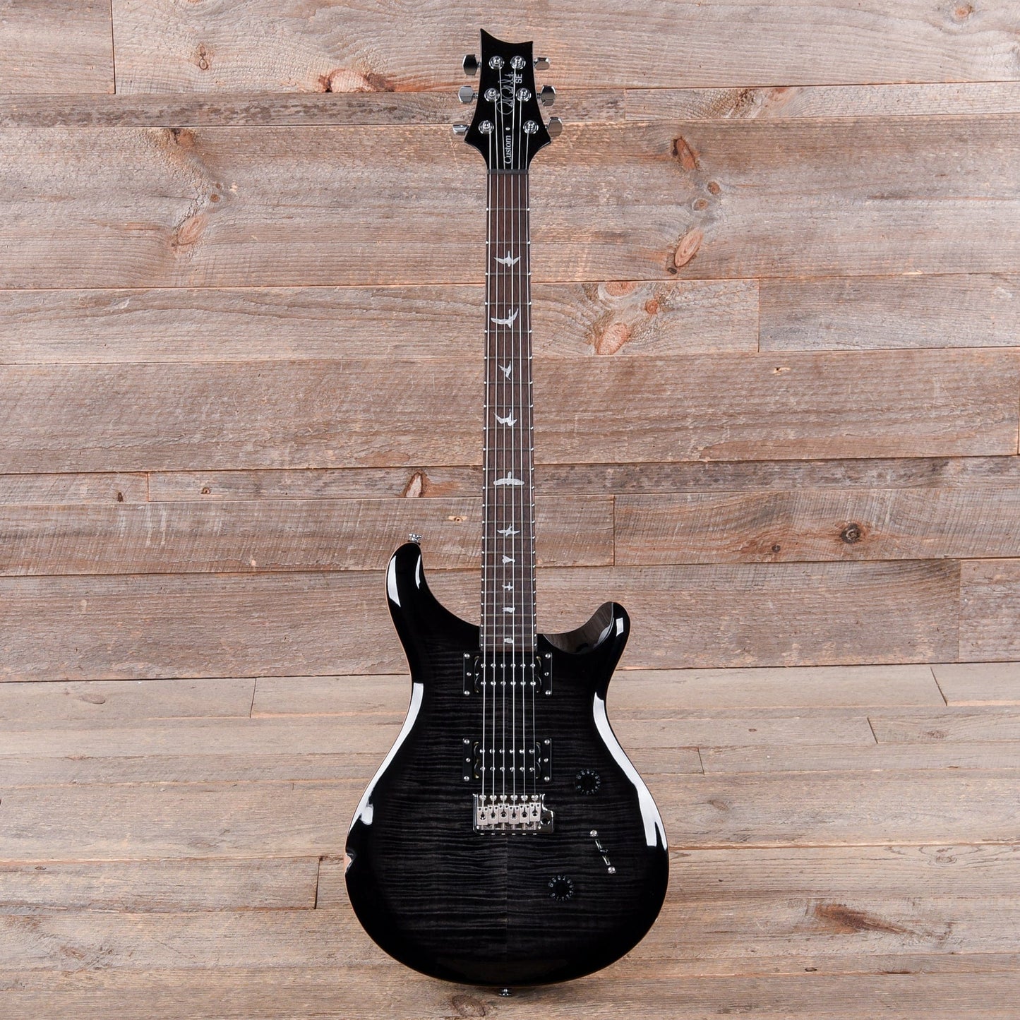 PRS SE Custom 24 Charcoal Burst Electric Guitars / Solid Body