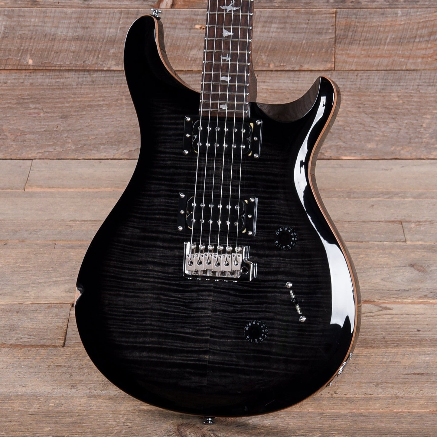 PRS SE Custom 24 Charcoal Burst Electric Guitars / Solid Body