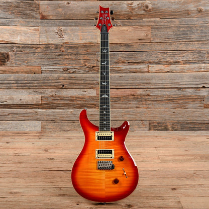 PRS SE Custom 24 Cherry Sunburst Electric Guitars / Solid Body