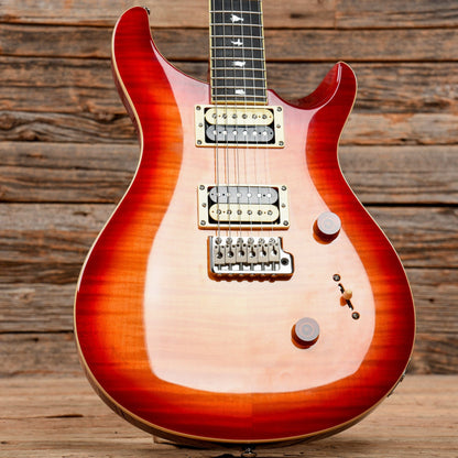 PRS SE Custom 24 Cherry Sunburst Electric Guitars / Solid Body