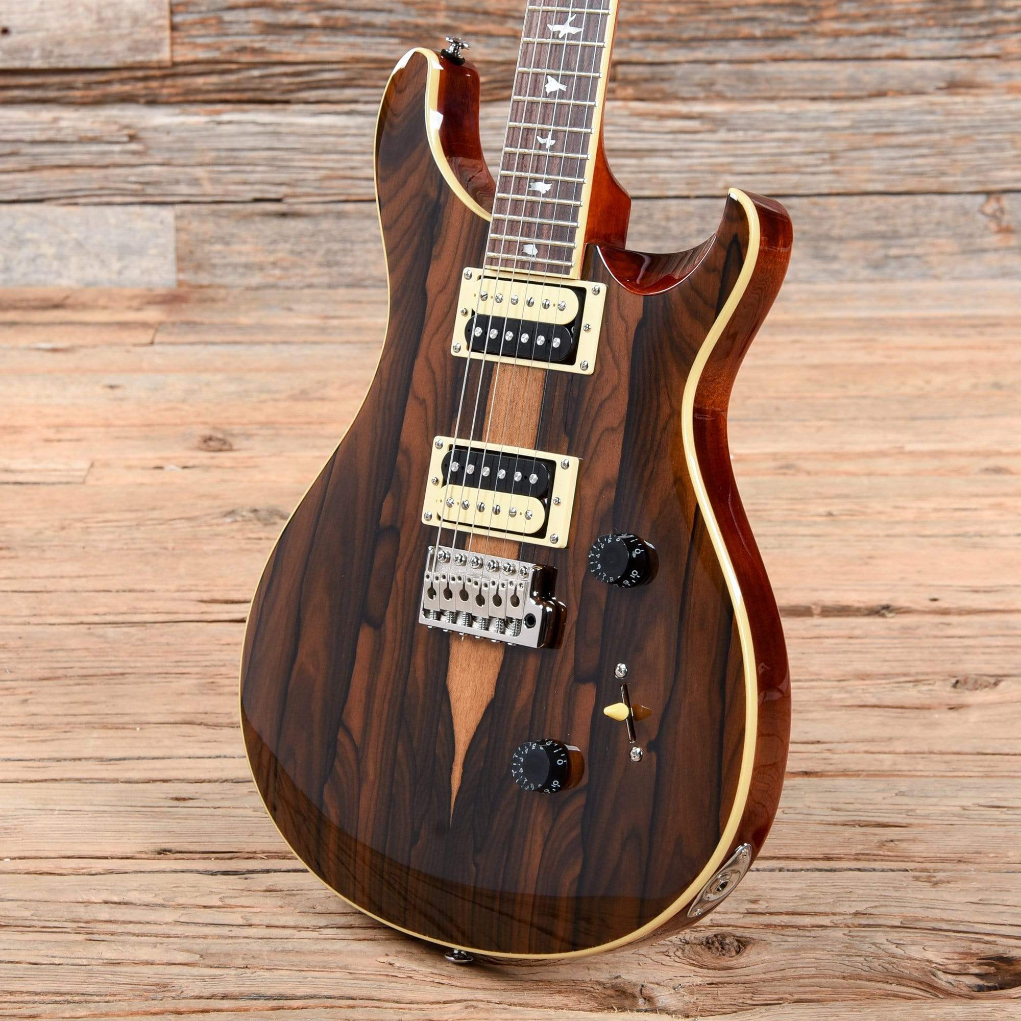 PRS SE Custom 24 Exotic Top Ziricote Natural 2020 – Chicago Music Exchange