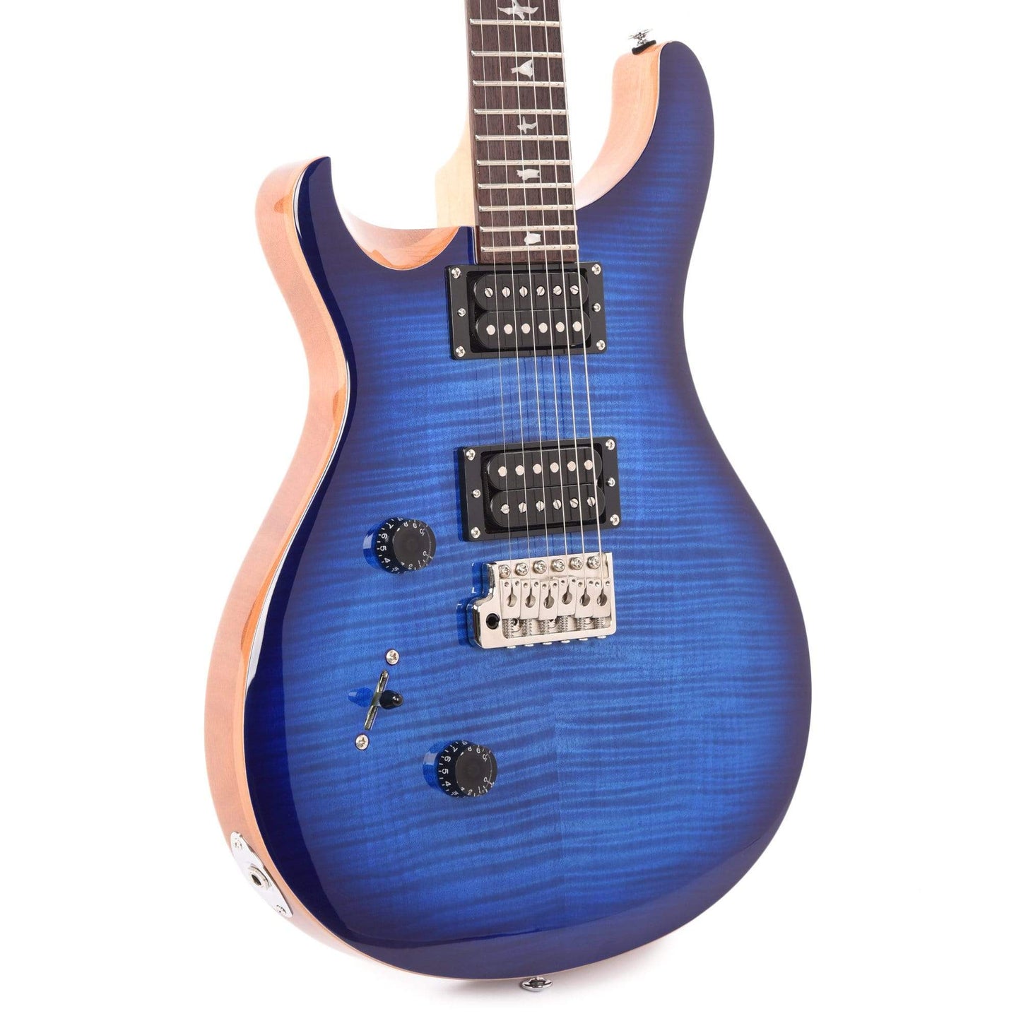 PRS SE Custom 24 Faded Blue Burst LEFTY Electric Guitars / Solid Body