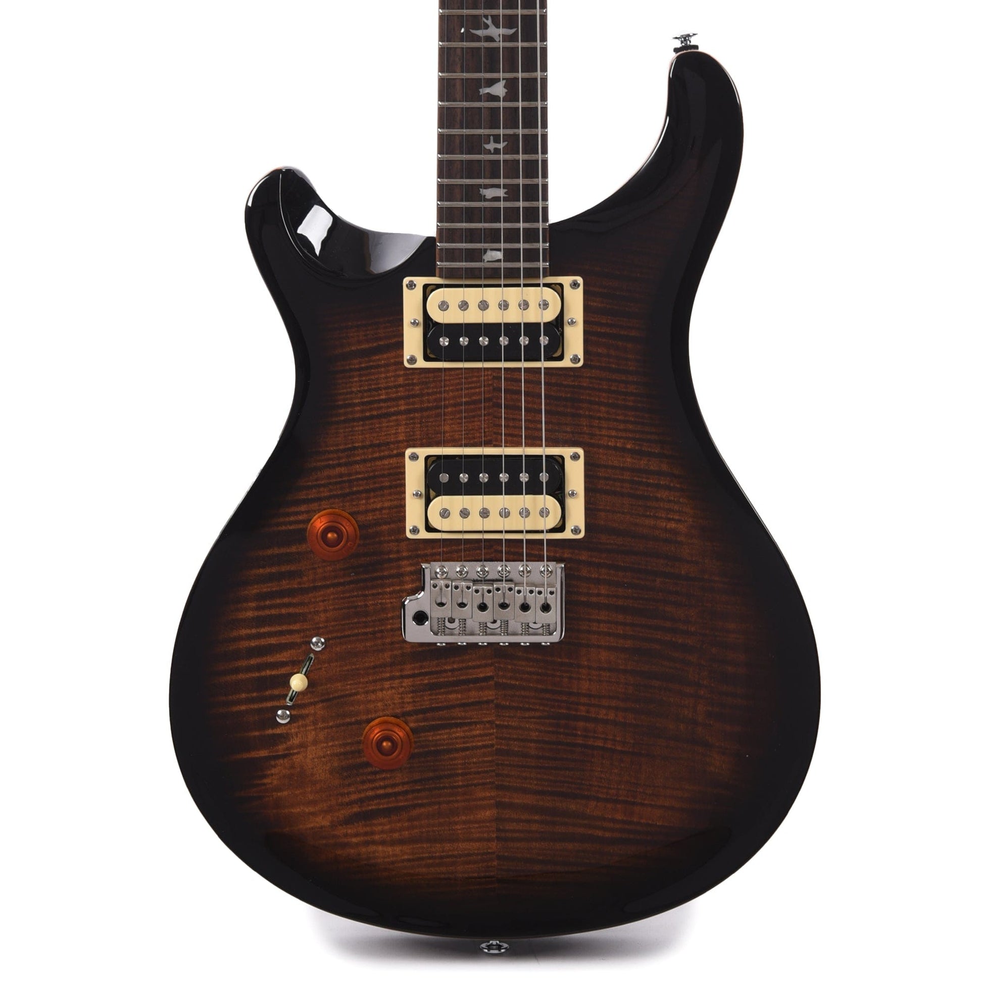 PRS SE Custom 24 LEFTY Black Gold Sunburst Electric Guitars / Solid Body