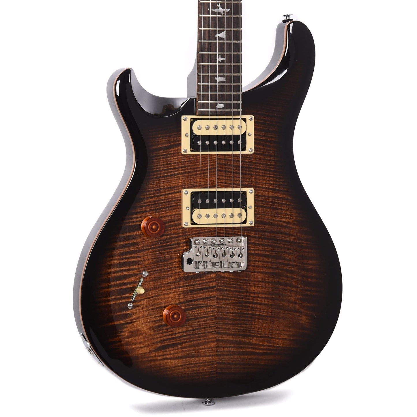 PRS SE Custom 24 LEFTY Black Gold Sunburst Electric Guitars / Solid Body